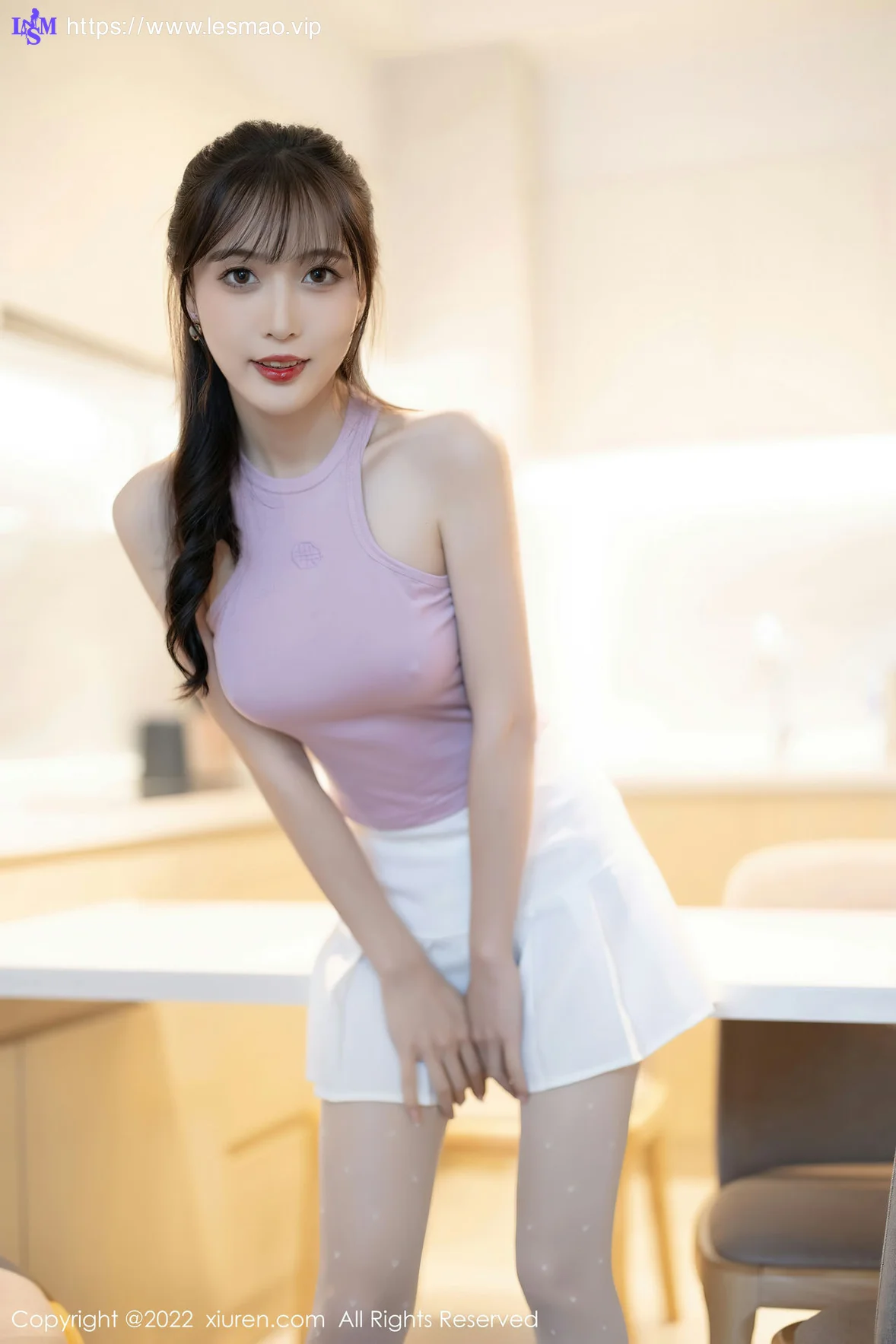 XiuRen 秀人 No.5622 林星阑 白色短裙清纯甜美性感写真1 - 6