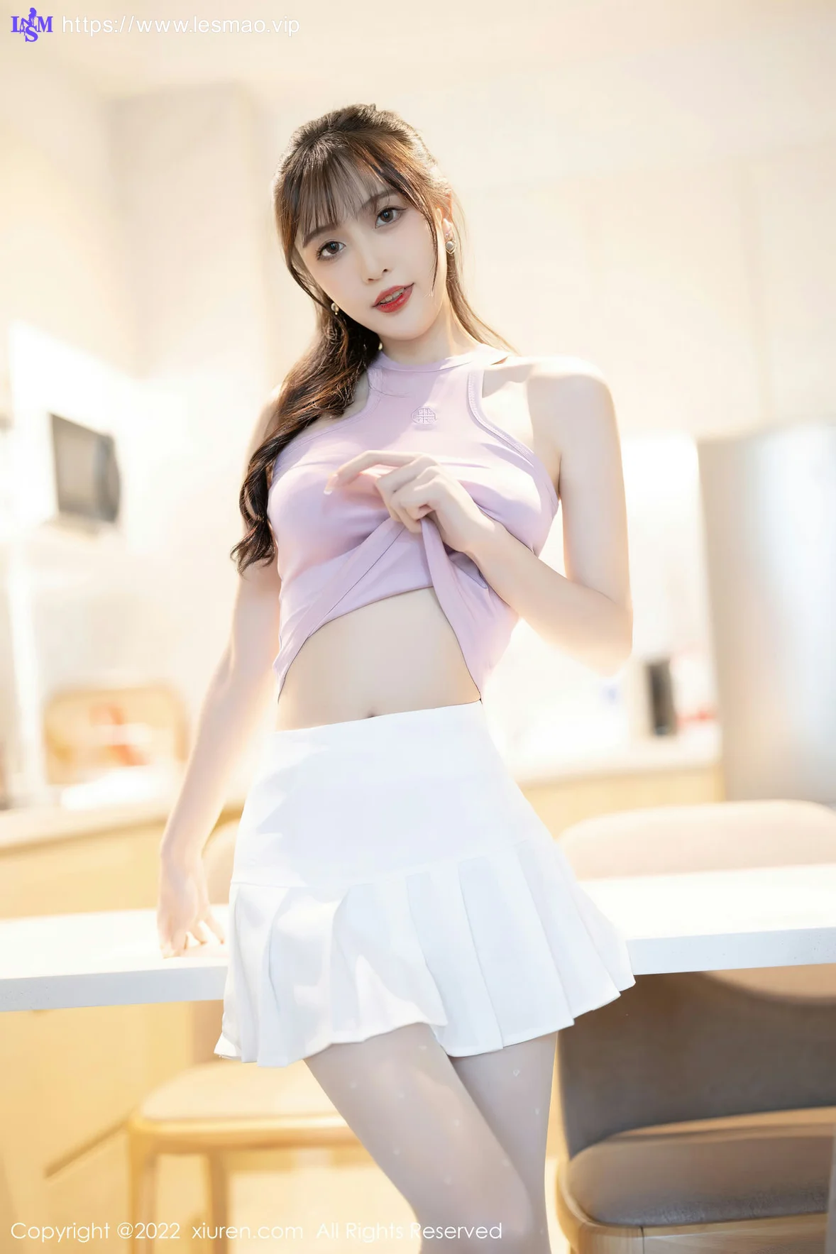 XiuRen 秀人 No.5622 林星阑 白色短裙清纯甜美性感写真1 - 8