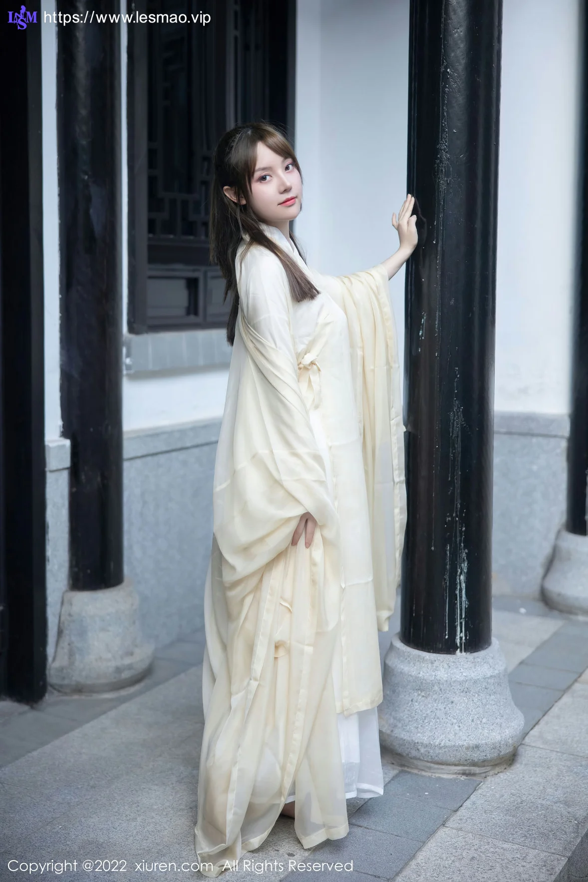 XiuRen 秀人 No.5653 豆瓣酱 白色古装服饰性感写真3 - 2