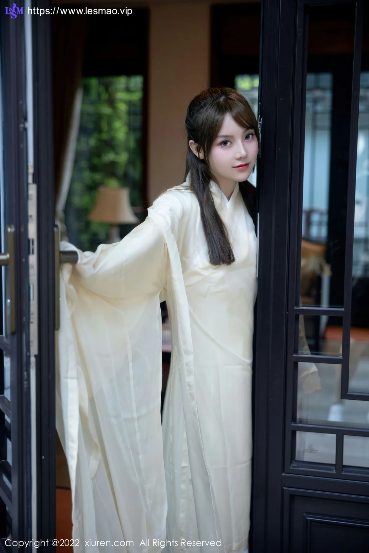XiuRen 秀人 No.5653 豆瓣酱 白色古装服饰性感写真3 - 4