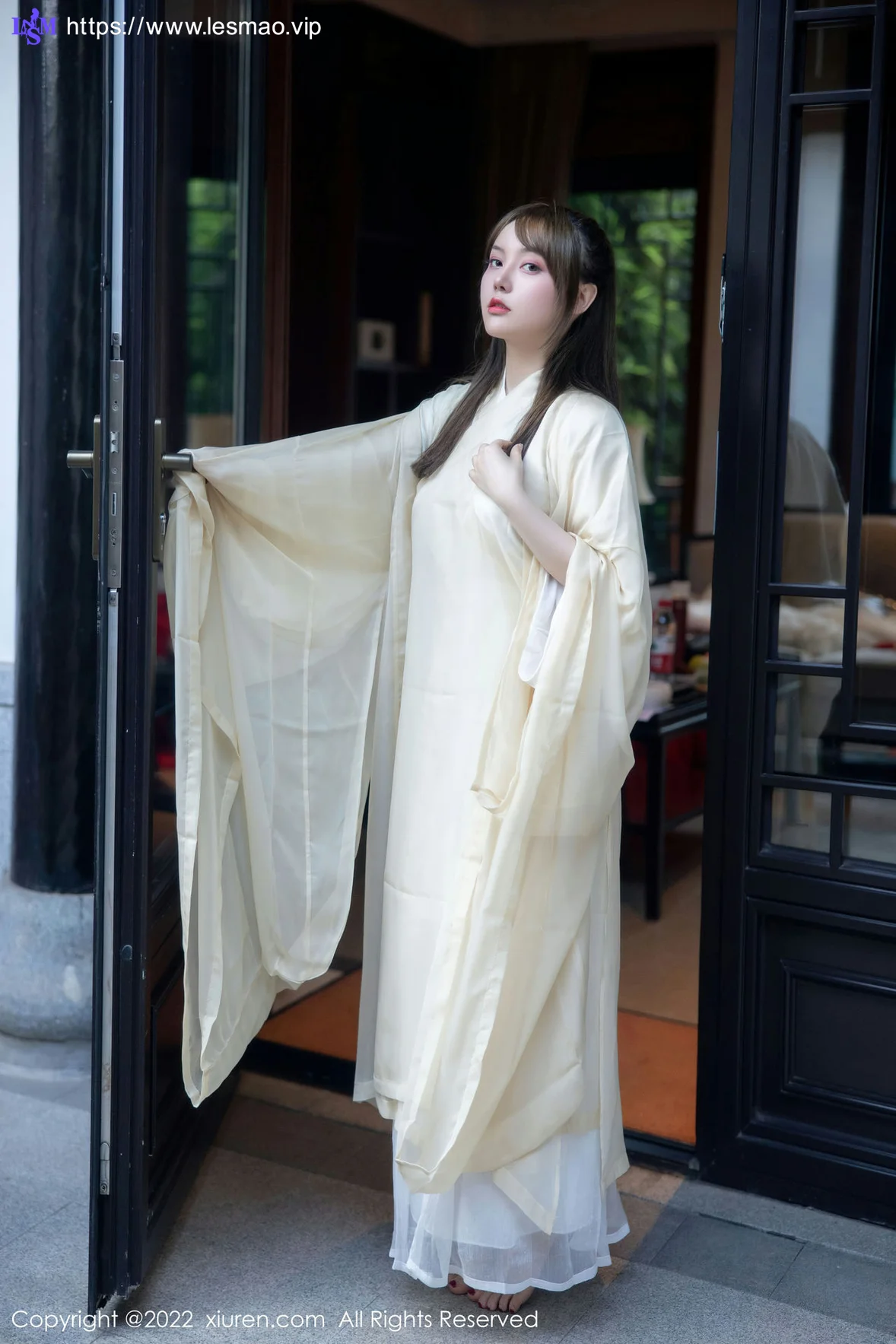 XiuRen 秀人 No.5653 豆瓣酱 白色古装服饰性感写真3 - 3