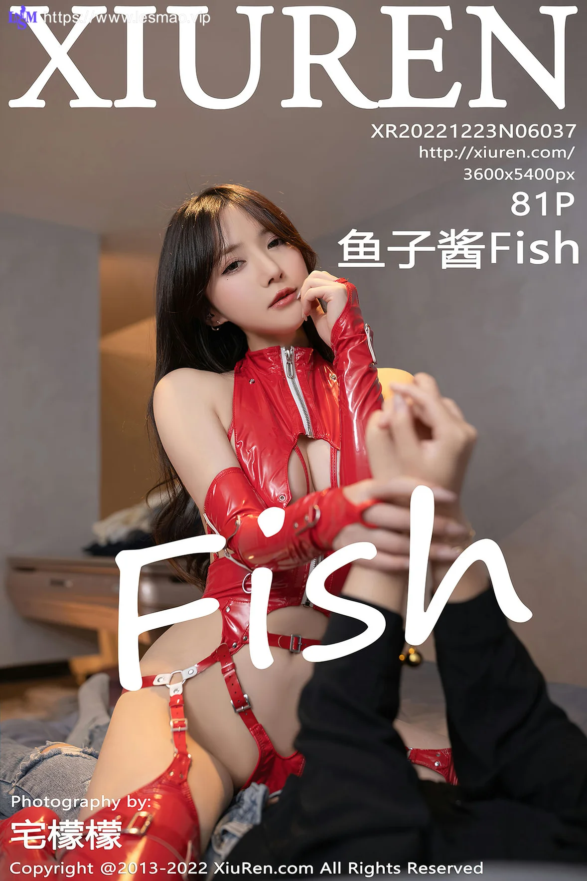 XiuRen 秀人 No.6037 鱼子酱fish 圣诞连体衣 - 2