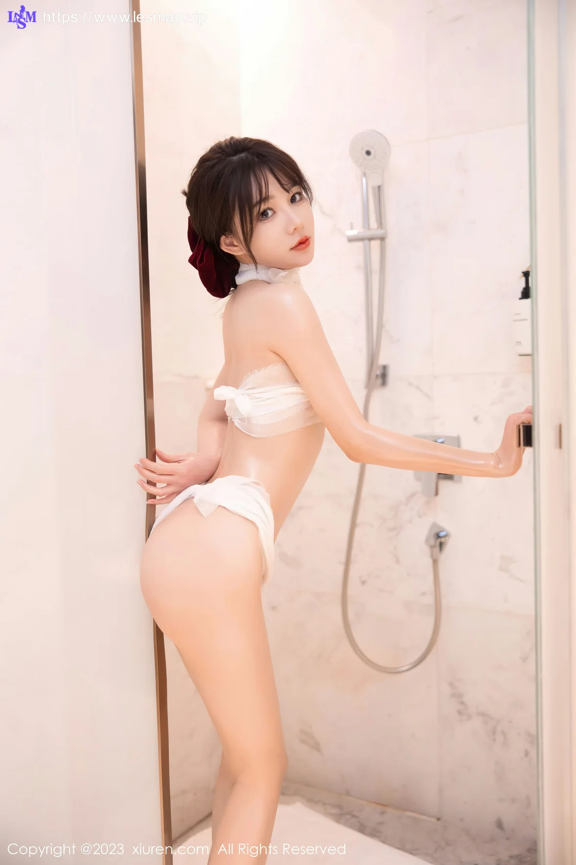 XiuRen 秀人 No.6405 婠婠么 浴室场景拍摄性感写真2 - 5