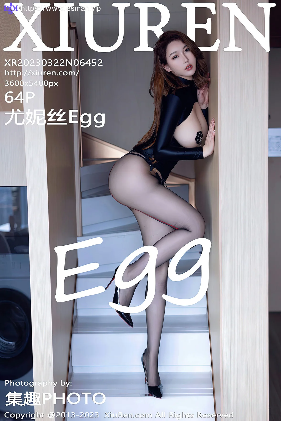 XiuRen 秀人 No.6452 尤妮丝Egg 魅惑黑丝性感写真2 - 5