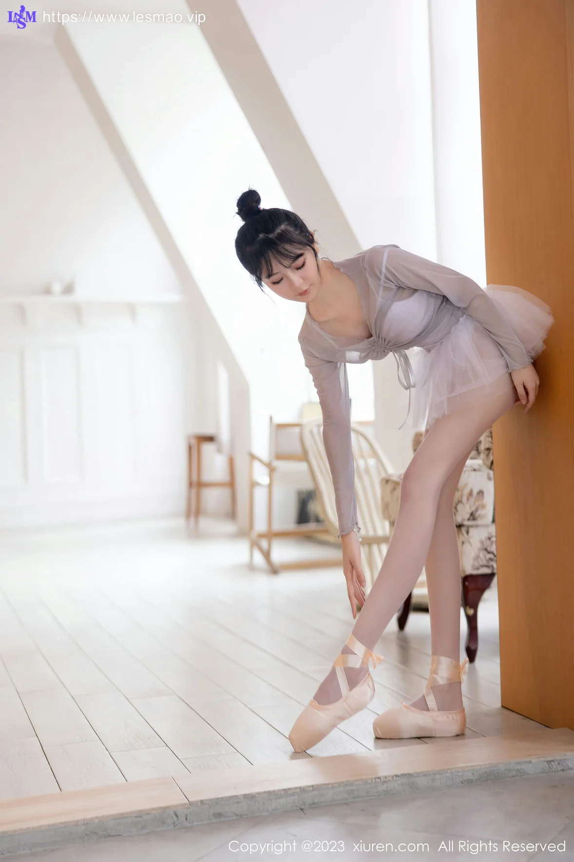 XiuRen 秀人 No.6592 谢小蒽 “芭蕾舞蹈”主题性感写真11 - 4