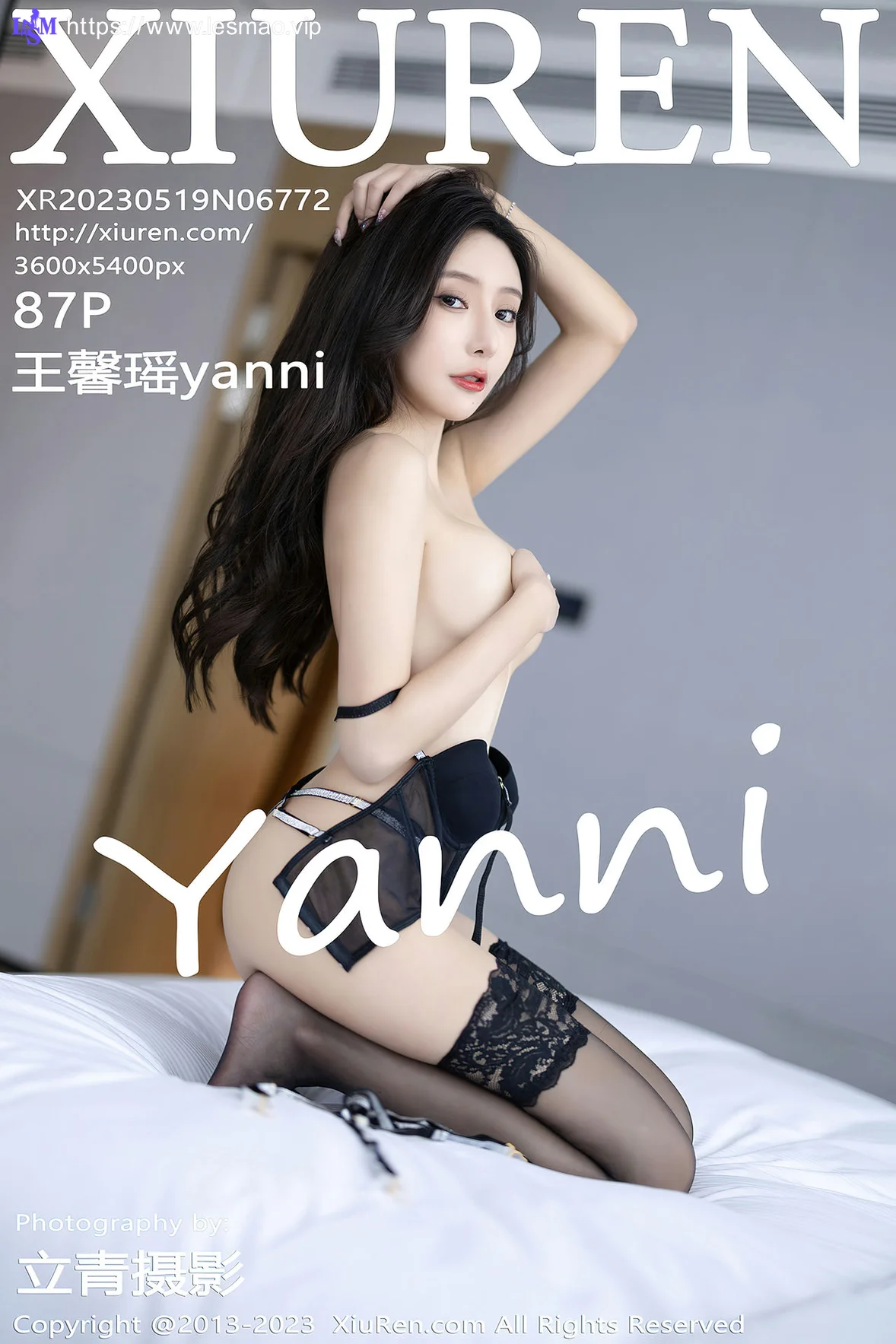 XiuRen 秀人 No.6772 王馨瑶yanni 黑色旗袍服饰性感写真 - 8