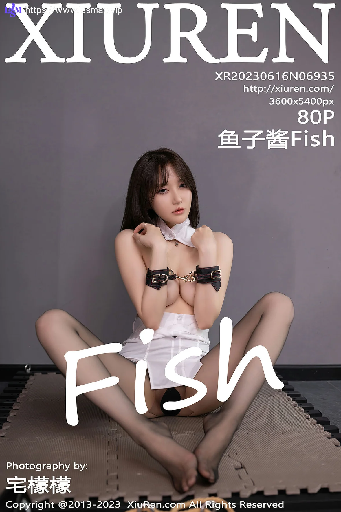 XiuRen 秀人 No.6935 鱼子酱Fish 捆绑魅惑黑丝性感写真1 - 1