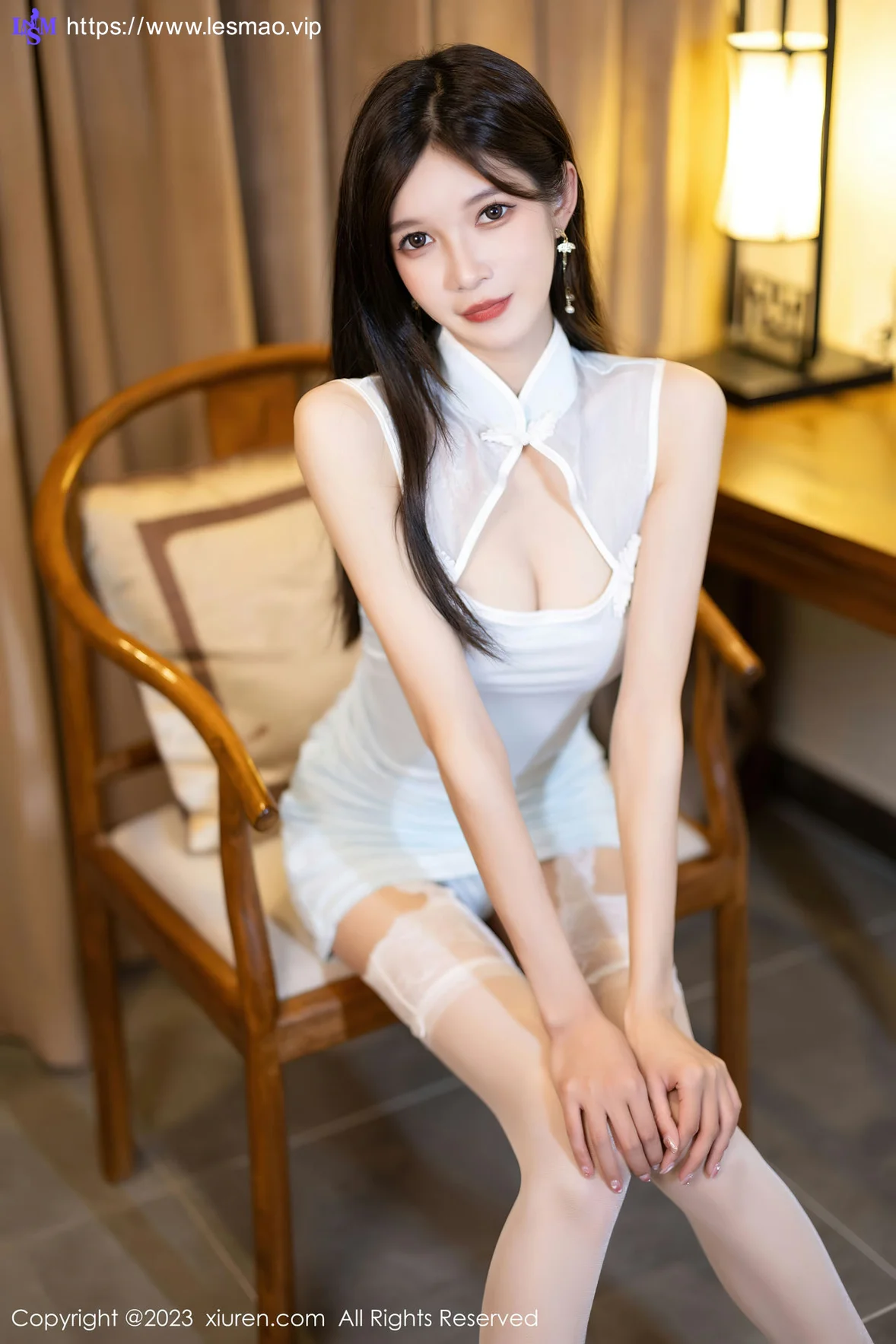 XiuRen 秀人 No.7404  程程程- 白色短款旗袍安吉旅拍22 - 3