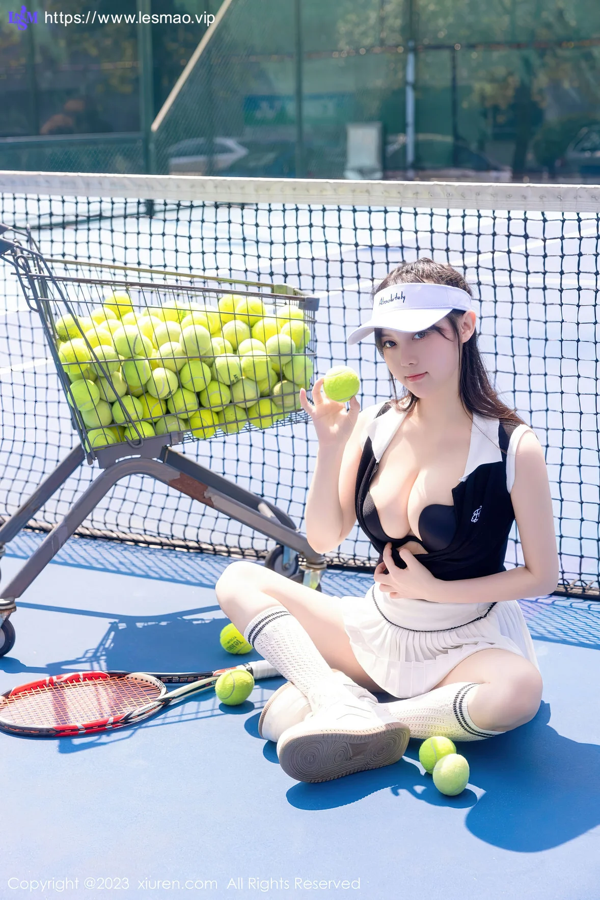 XiuRen 秀人 No.7467  豆瓣酱 网球服运动服性感写真2 - 8