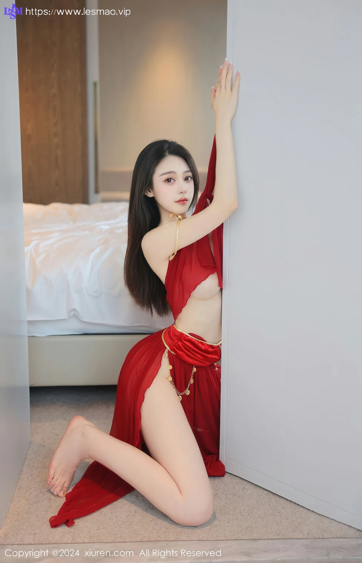 XiuRen 秀人 No.8420 清妙 红色舞裙性感写真11 - 6