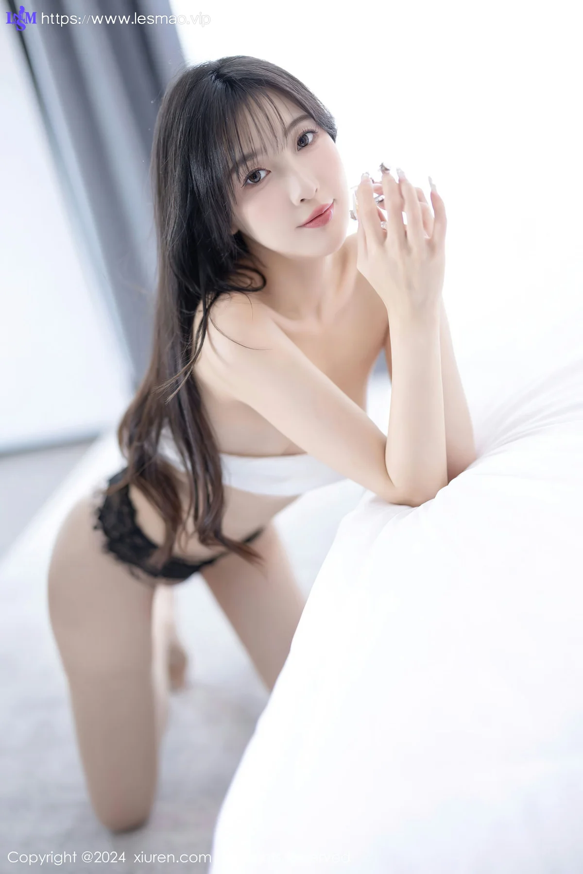 XiuRen 秀人 No.8504 林星阑 黑色蕾丝内衣性感写真2 - 7