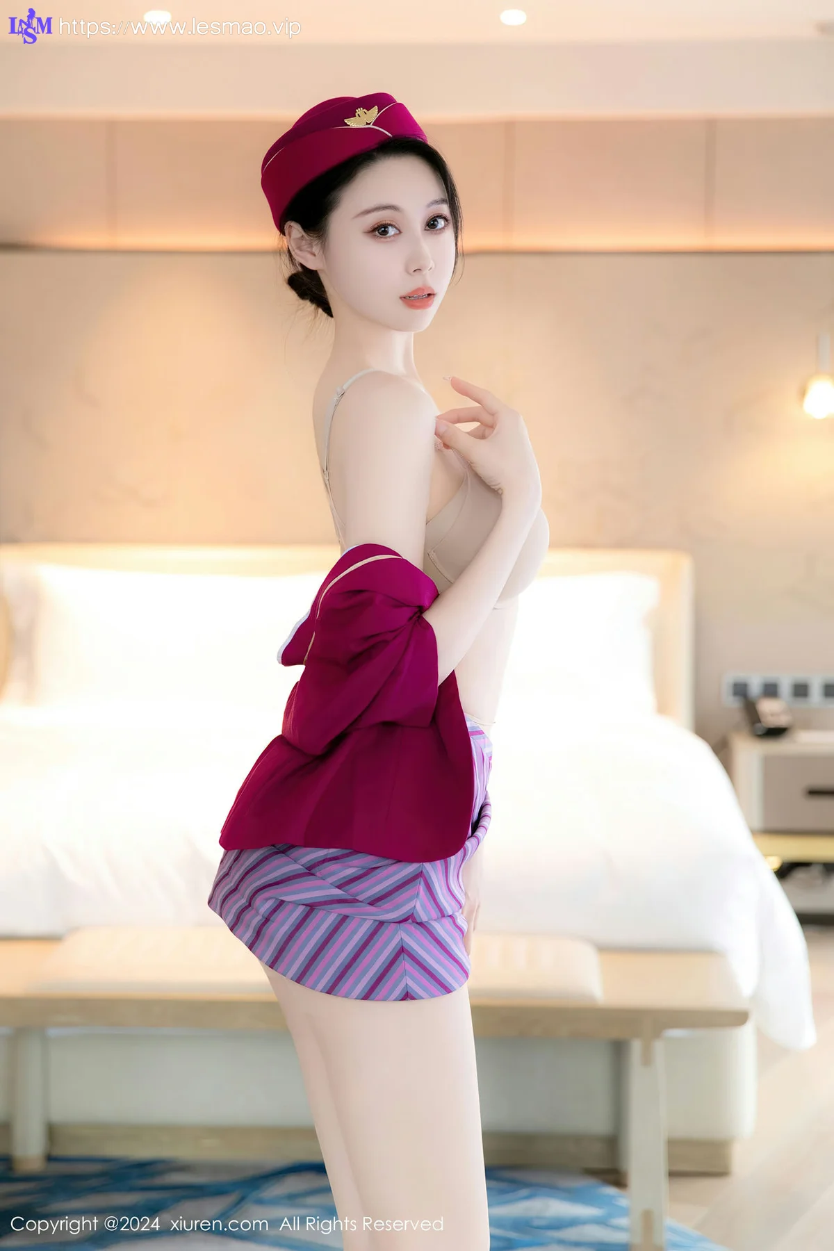 XiuRen 秀人 No.8563 清妙 空姐制服性感写真11 - 3