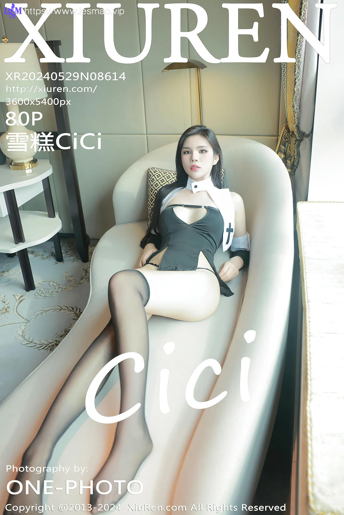 XiuRen 秀人 No.8614 雪糕CiCi 修女服饰性感写真 - 1