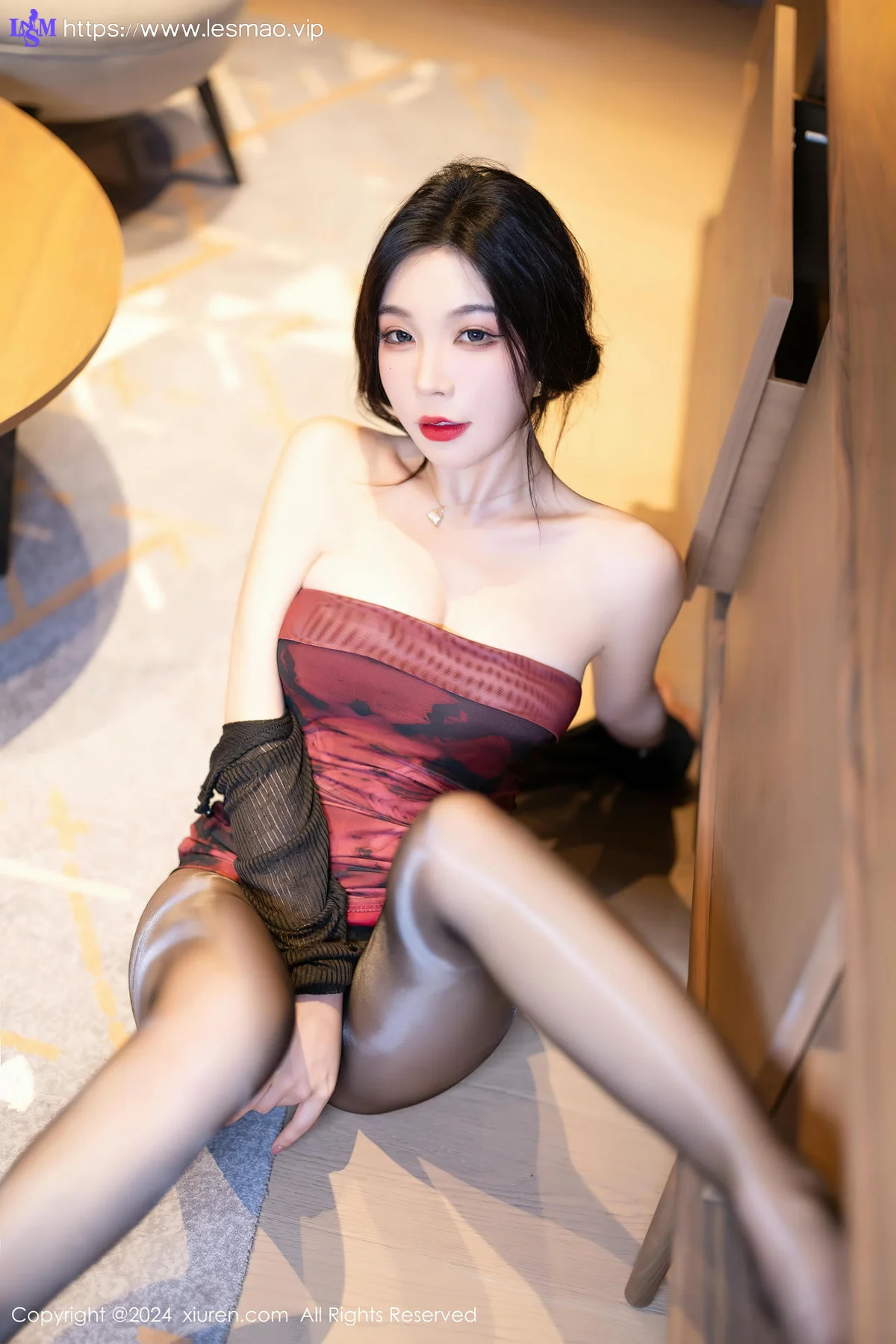 XiuRen 秀人 No.8664 徐莉芝Booty 魅惑黑丝性感写真33 - 6