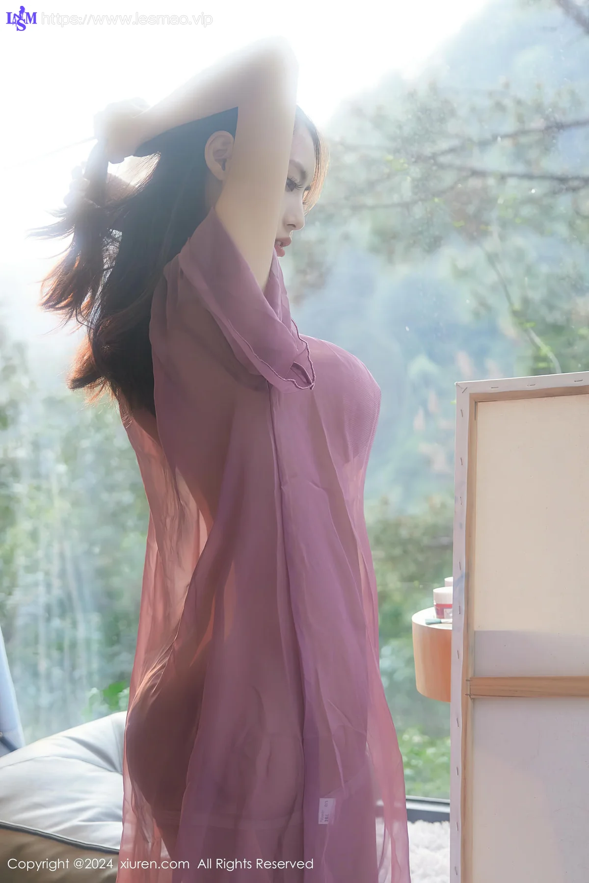 XiuRen 秀人 No.8687 lingyu69 画画主题拍摄性感写真1 - 1