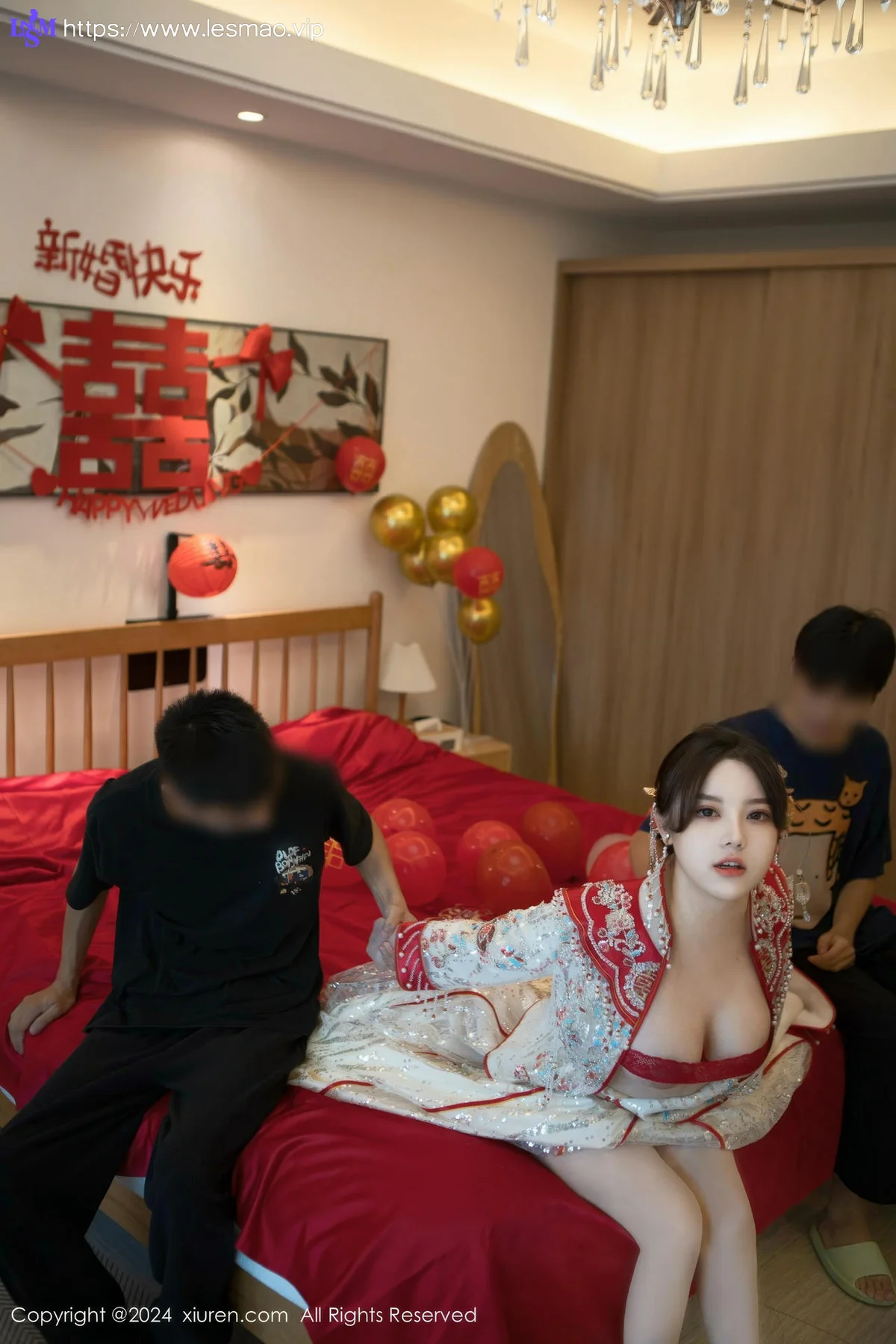 XiuRen 秀人 No.8780 豆瓣酱 闹新娘主题拍摄性感写真111 - 7