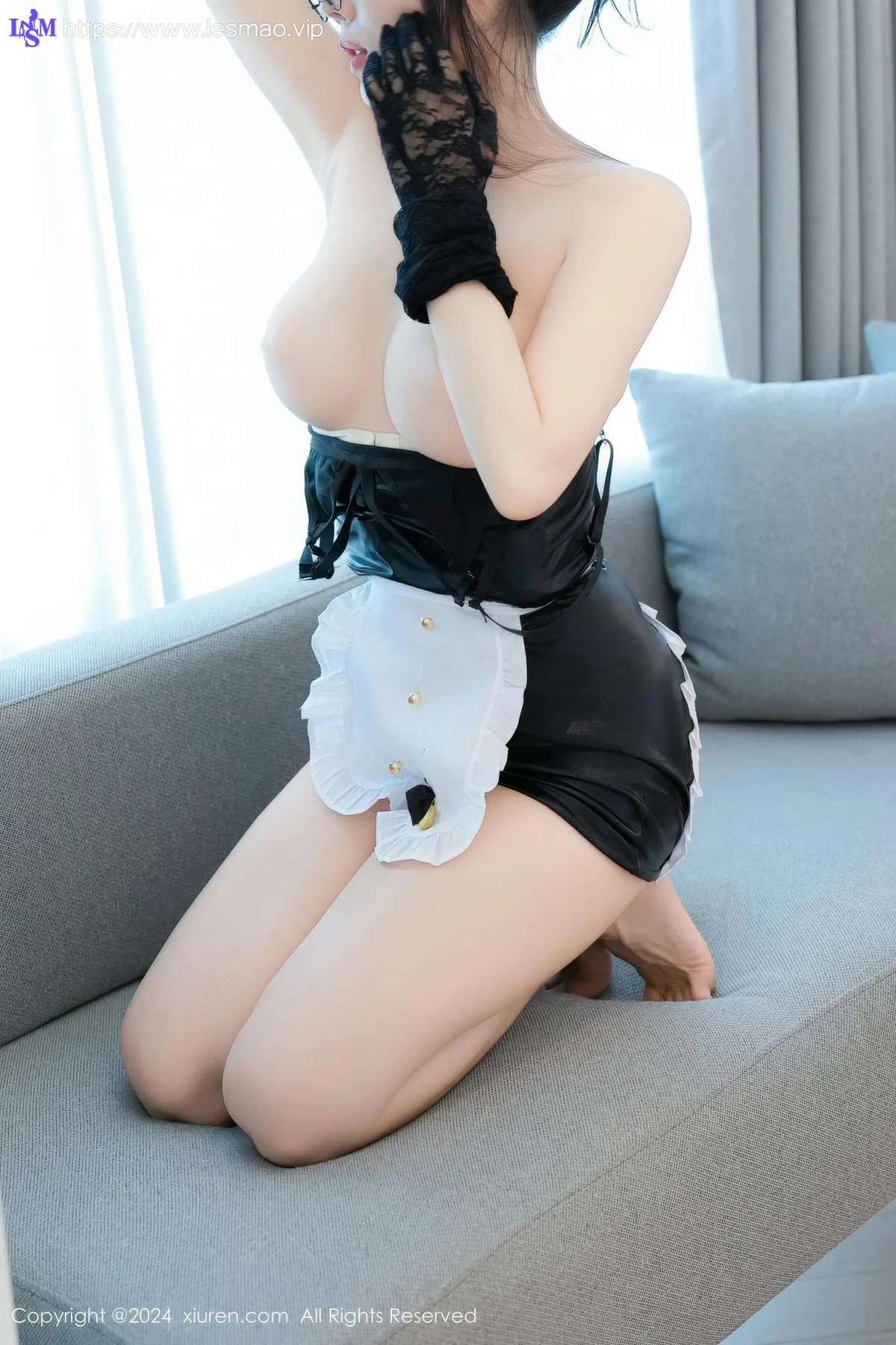 XiuRen 秀人 No.8781 奶呼呼Moka 首套写真情趣兔女仆服饰11 - 6