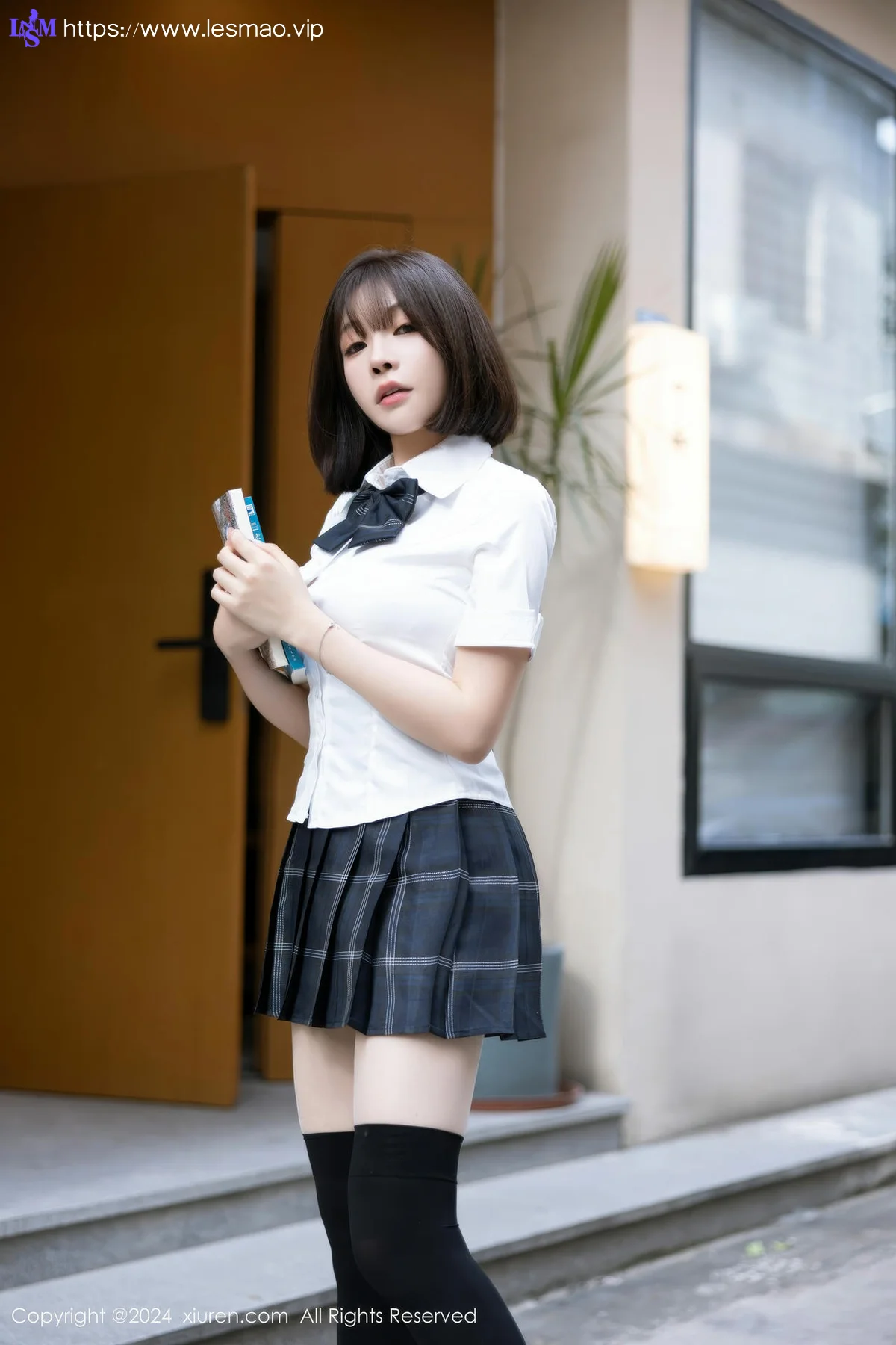 XiuRen 秀人 No.8785 徐莉芝Booty 学生制服性感写真11 - 3