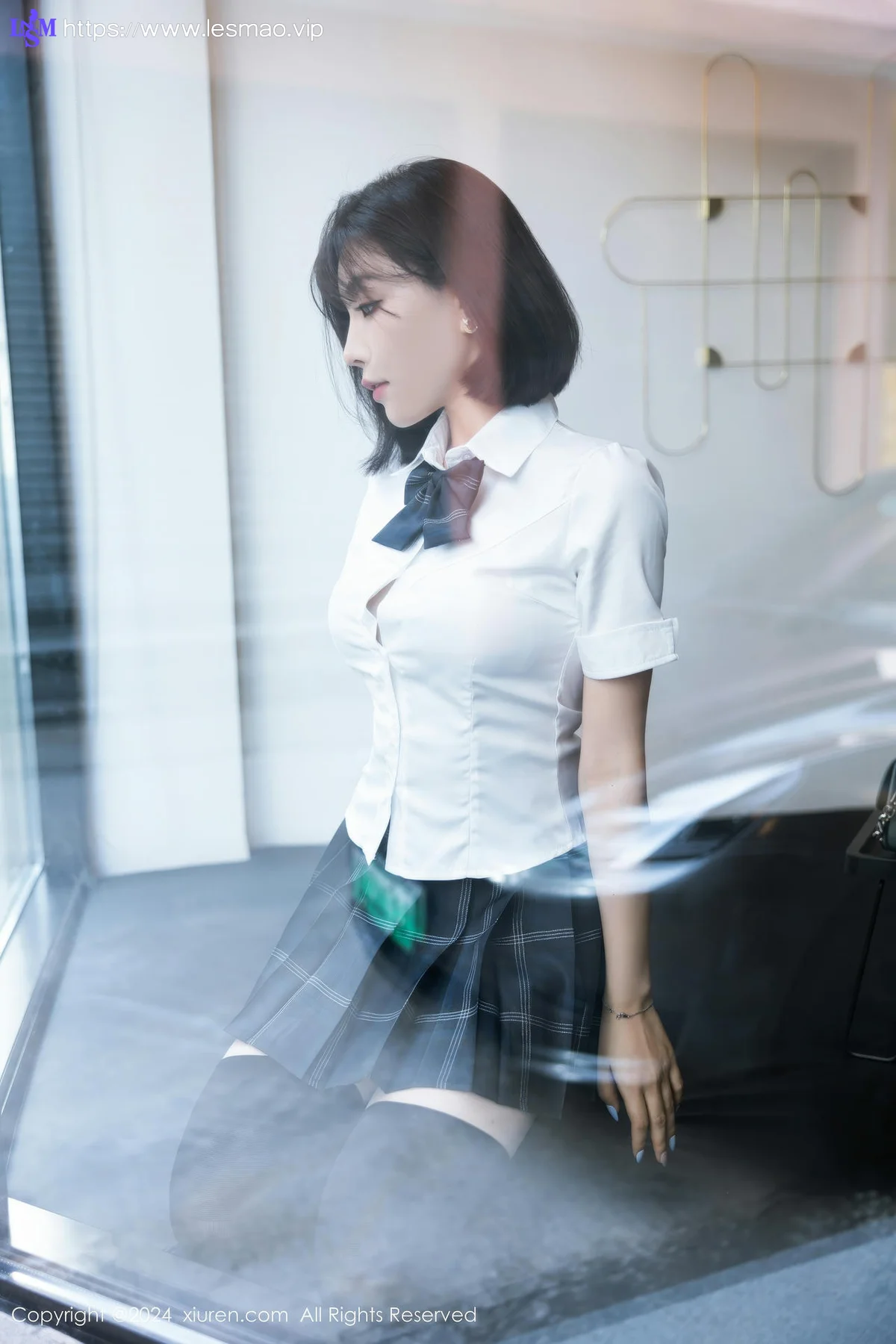 XiuRen 秀人 No.8785 徐莉芝Booty 学生制服性感写真11 - 2