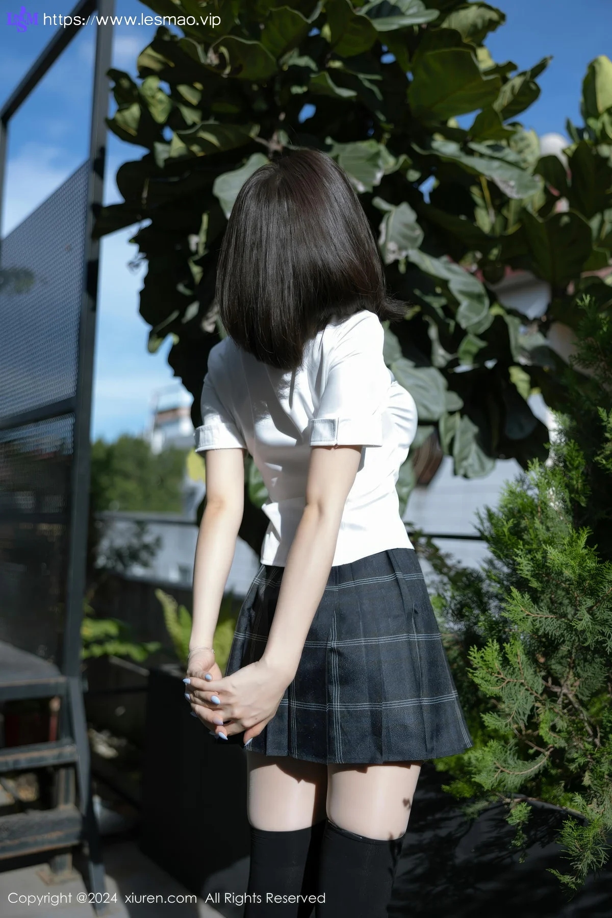 XiuRen 秀人 No.8785 徐莉芝Booty 学生制服性感写真11 - 4