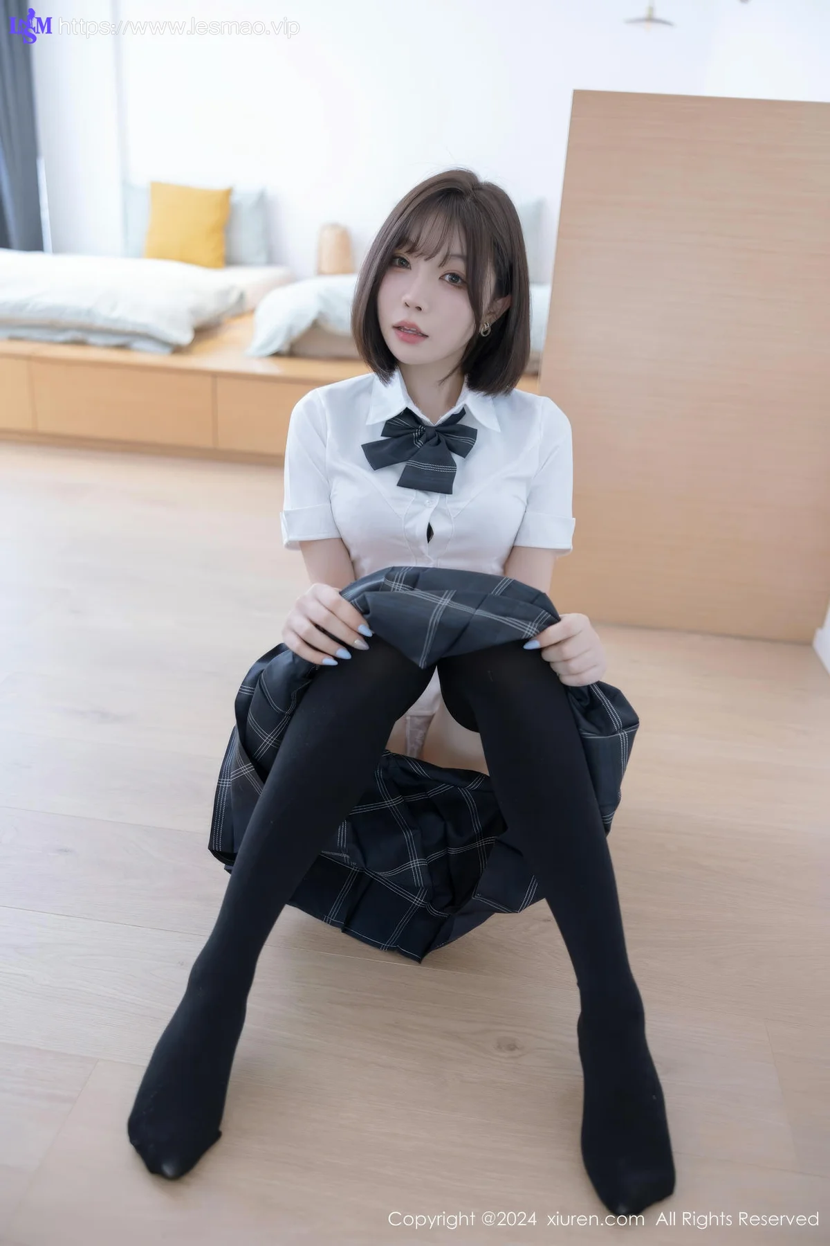 XiuRen 秀人 No.8785 徐莉芝Booty 学生制服性感写真11 - 8