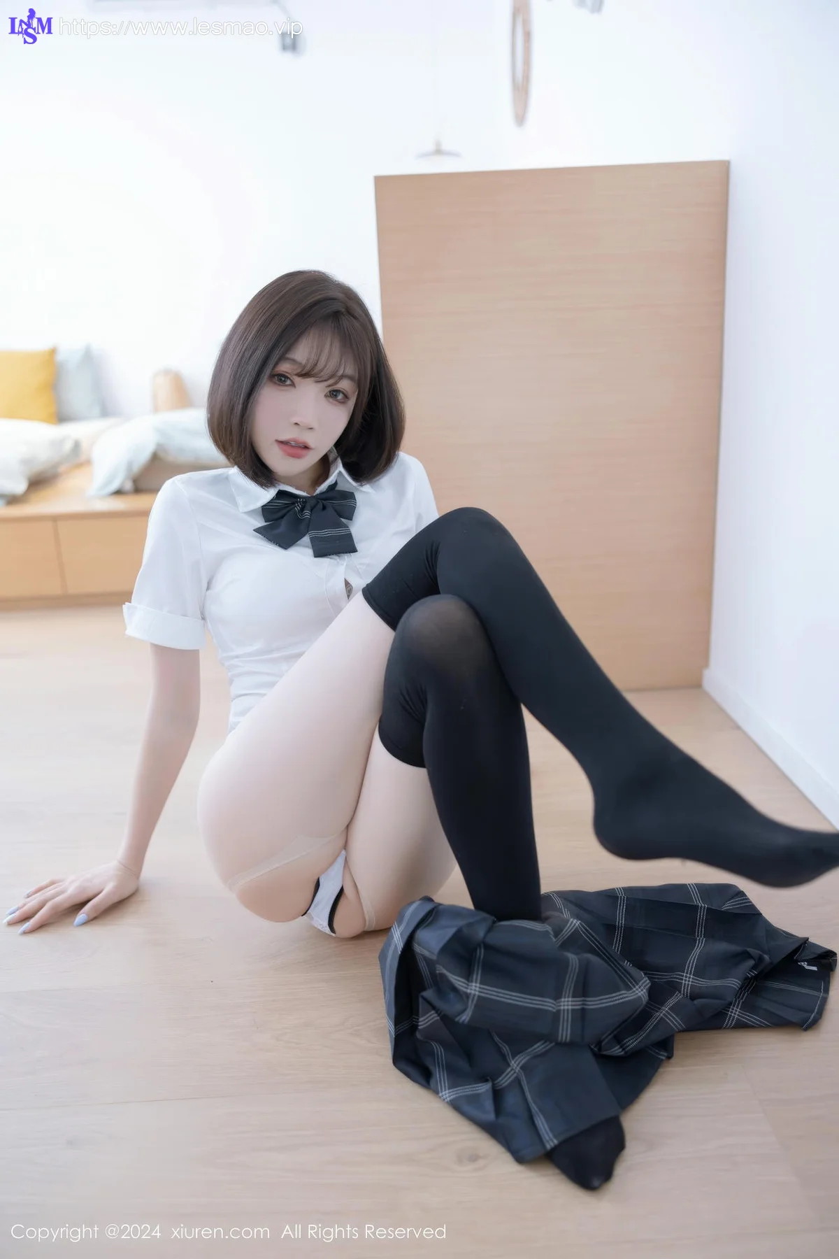 XiuRen 秀人 No.8785 徐莉芝Booty 学生制服性感写真11 - 1