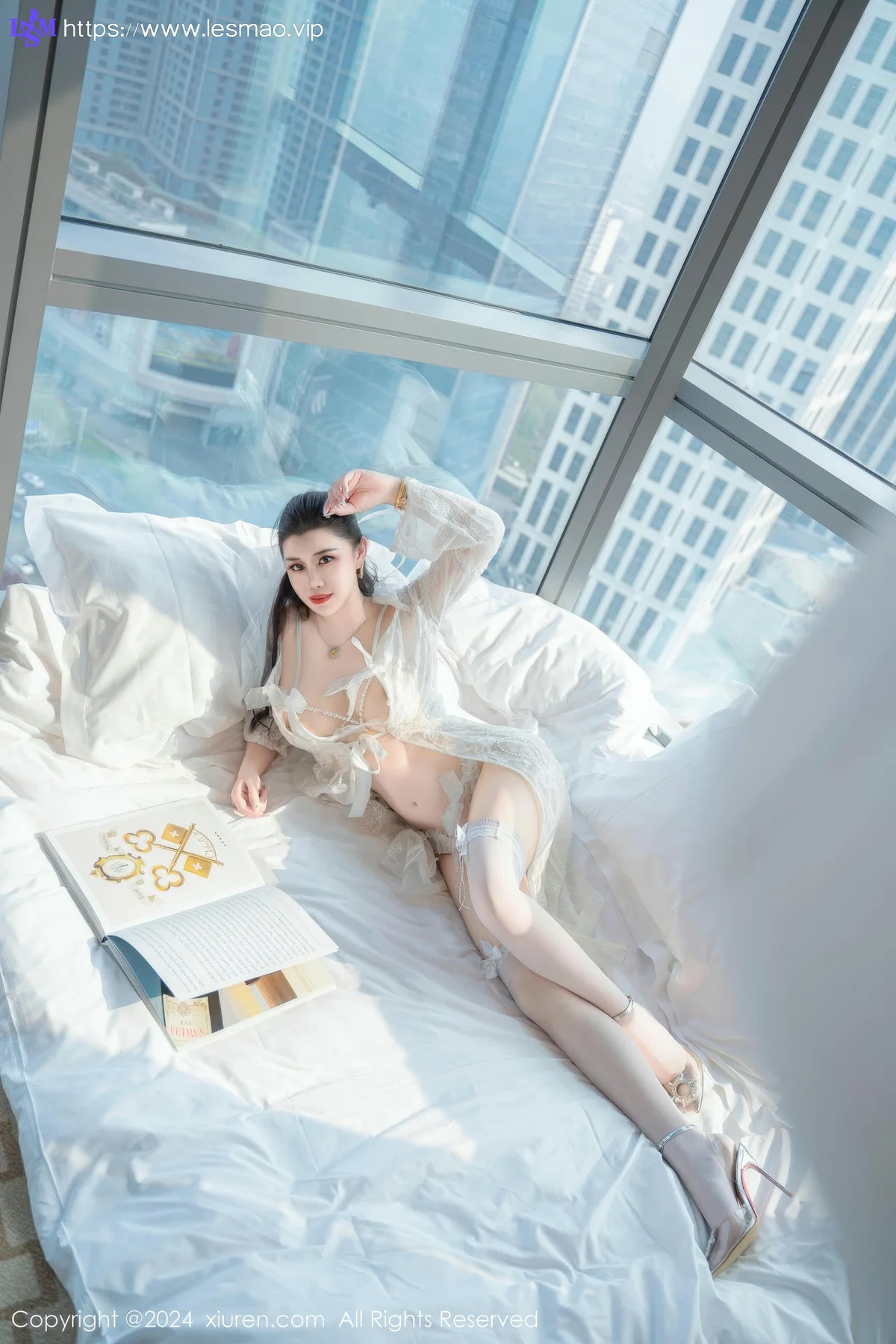 XiuRen 秀人 No.8837 王婉悠Queen 蕾丝珍珠睡衣性感写真 - 5