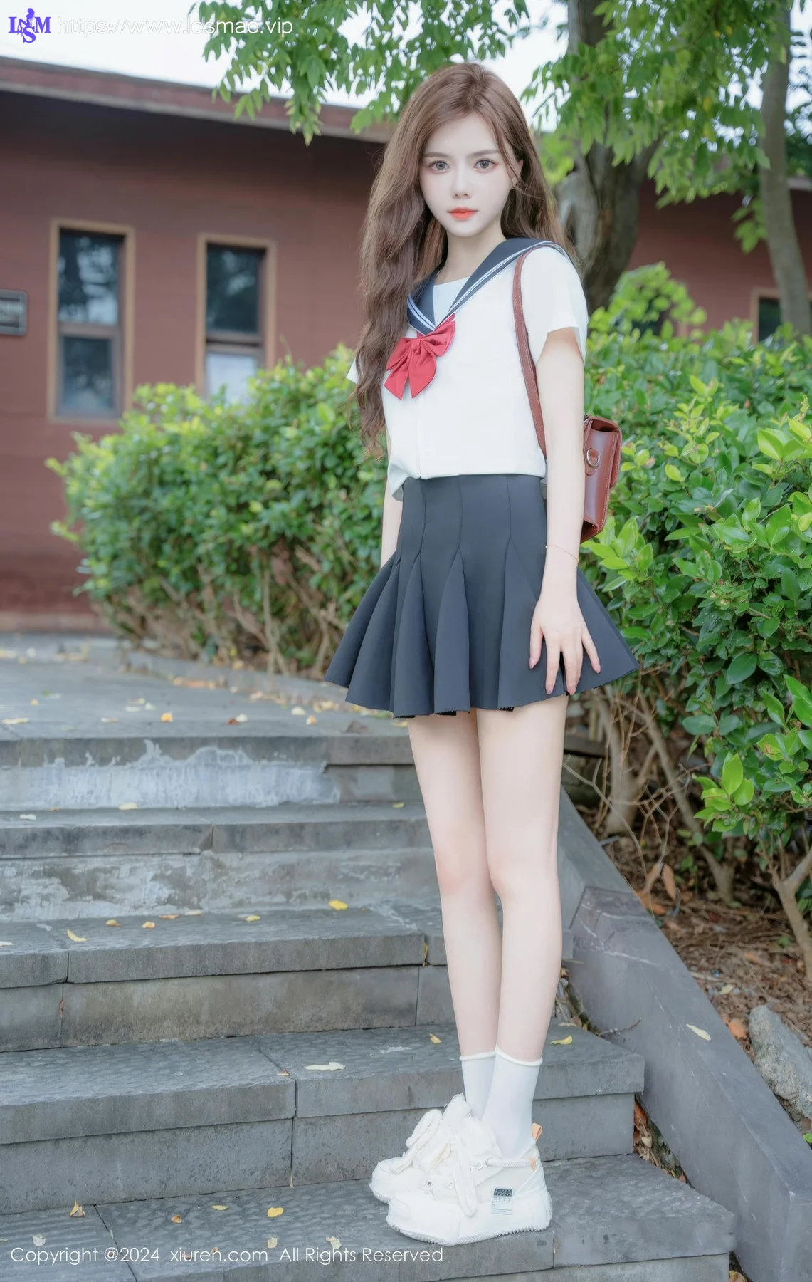 XiuRen 秀人 No.8948 拍黄瓜girl 首套写真JK制服22 - 6