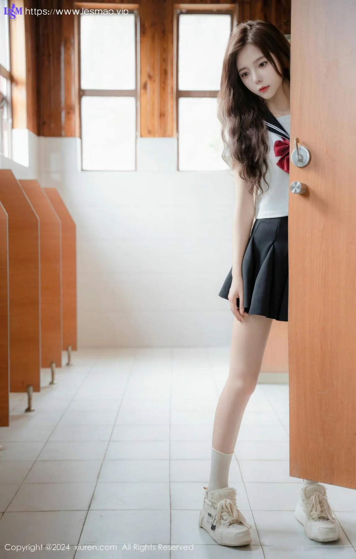 XiuRen 秀人 No.8948 拍黄瓜girl 首套写真JK制服22 - 3