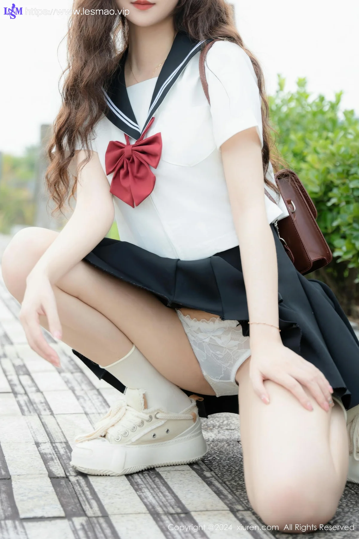 XiuRen 秀人 No.8948 拍黄瓜girl 首套写真JK制服22 - 9