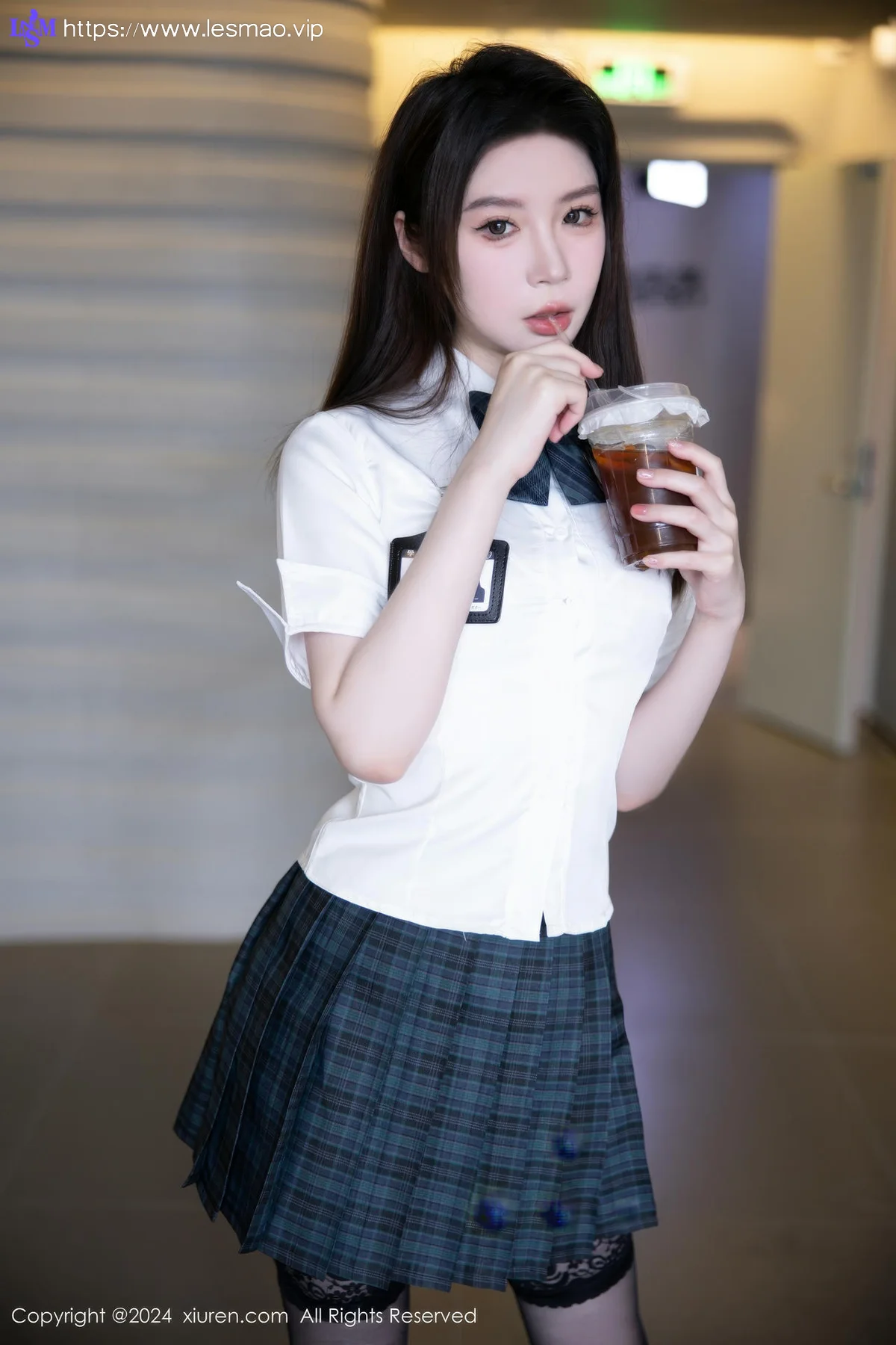 XiuRen 秀人 No.9074 梦心玥 性感JK制服性感写真 - 5