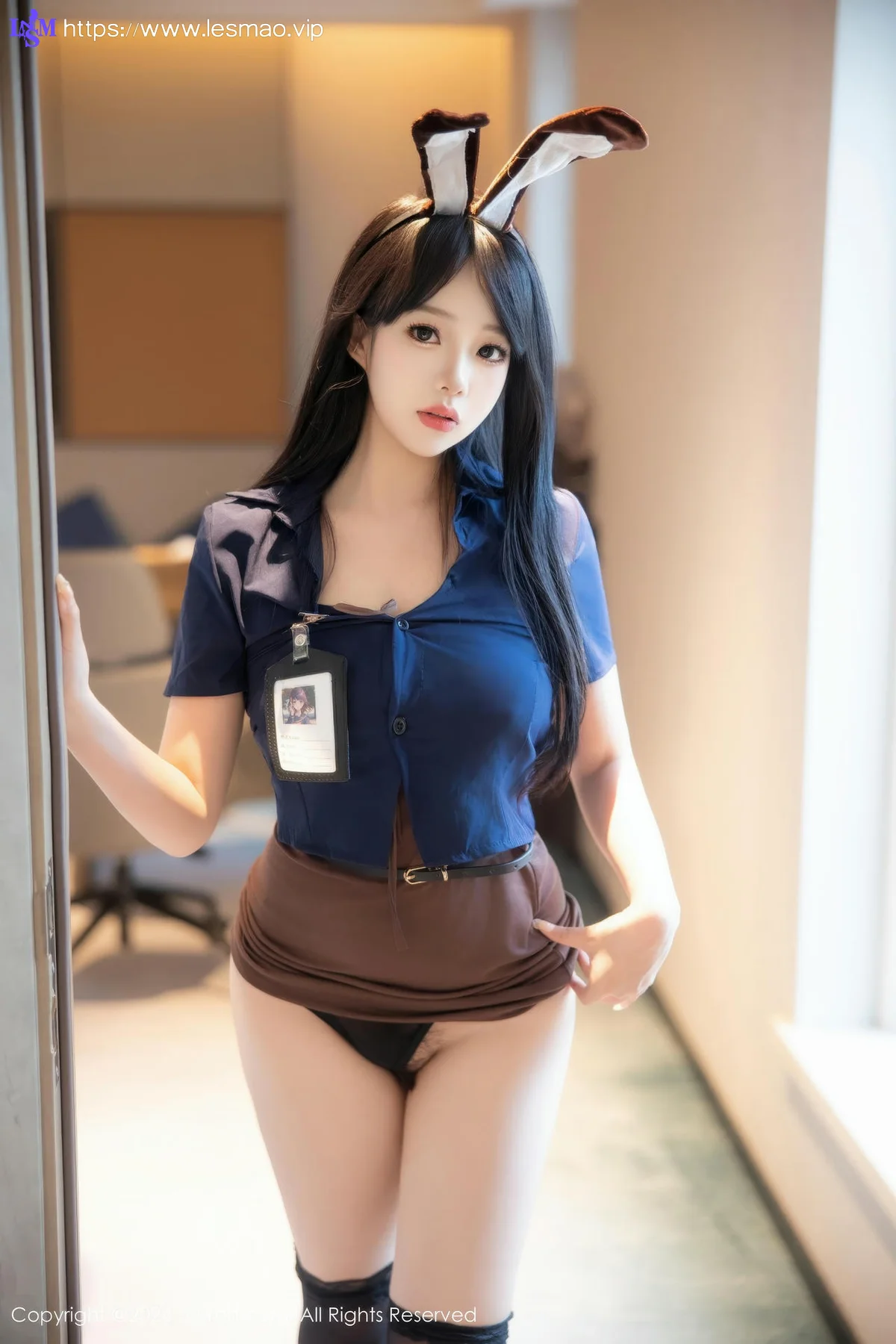 XiuRen 秀人 No.9083 梨秋秋 警花爆乳萝莉 - 1