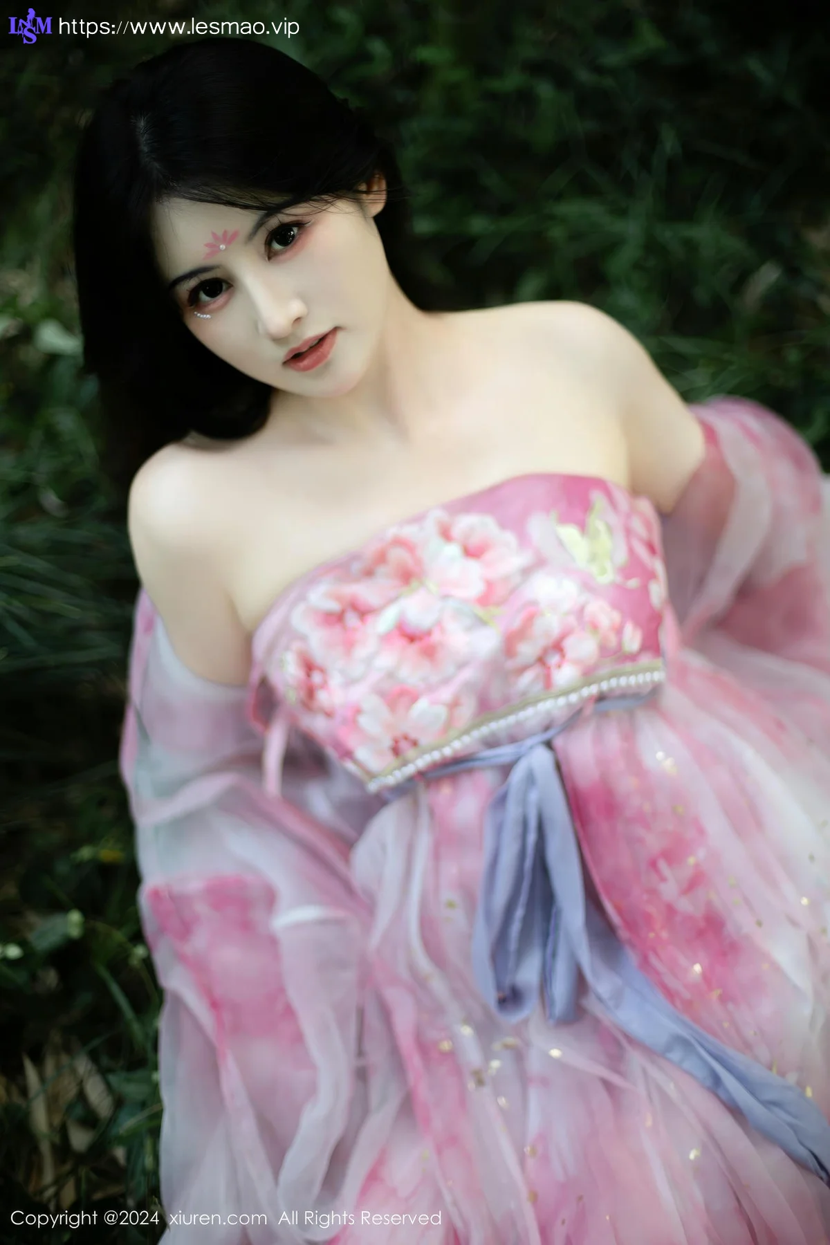 XiuRen 秀人 No.9100 诗诗kiki 粉色古风服饰性感写真1 - 10