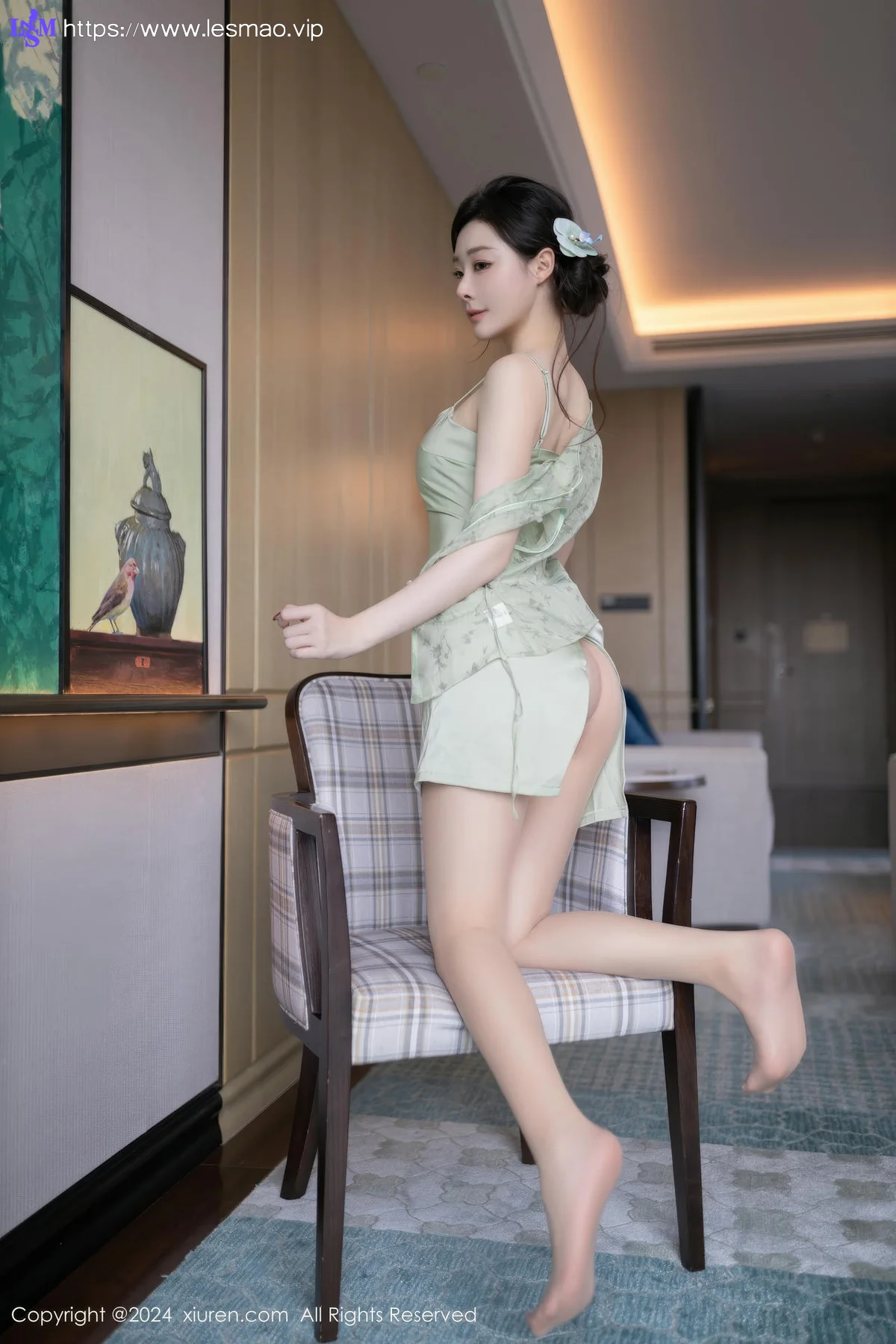 XiuRen 秀人 No.9124 小逗逗 浅色古风服饰性感写真11 - 8