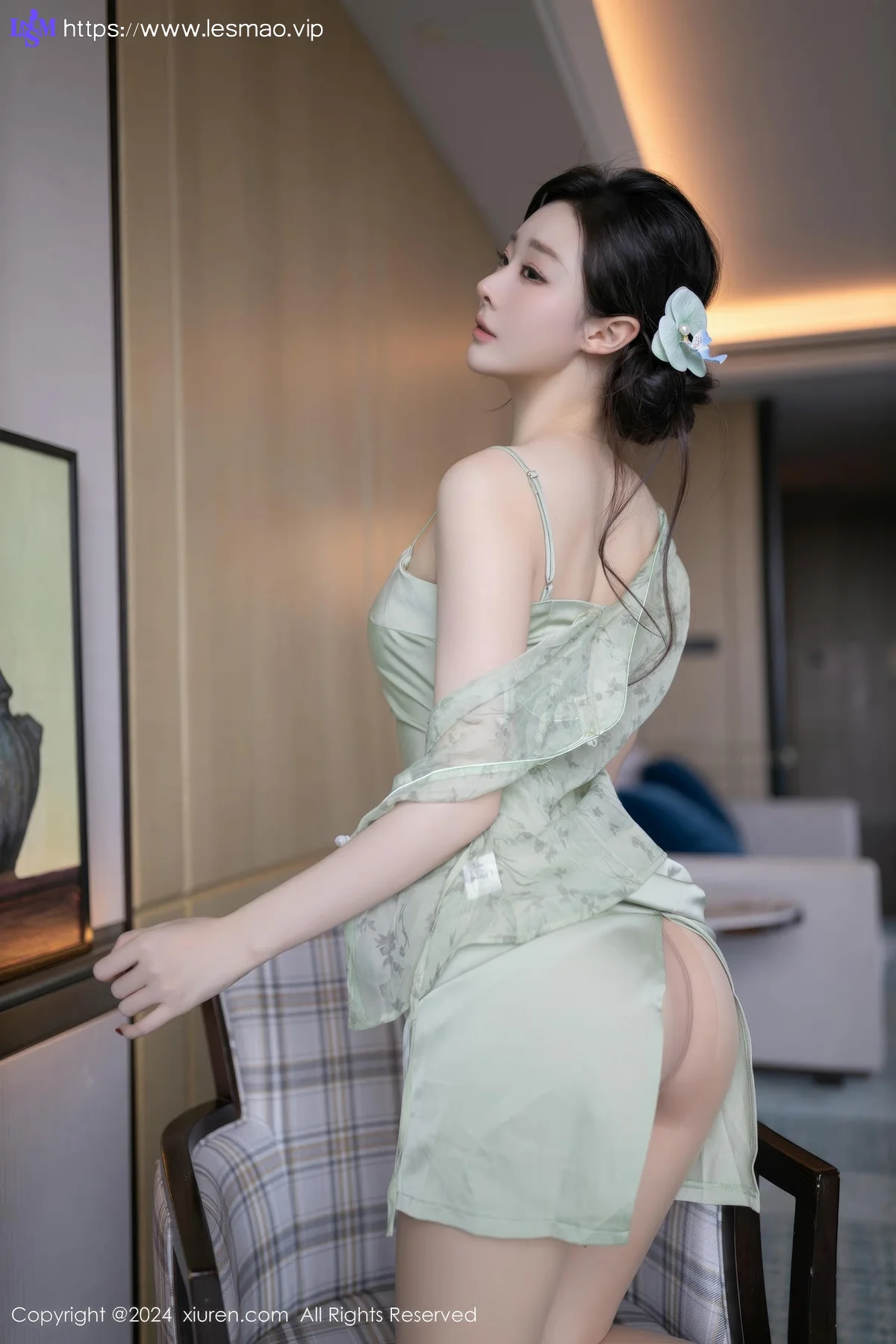 XiuRen 秀人 No.9124 小逗逗 浅色古风服饰性感写真11 - 9