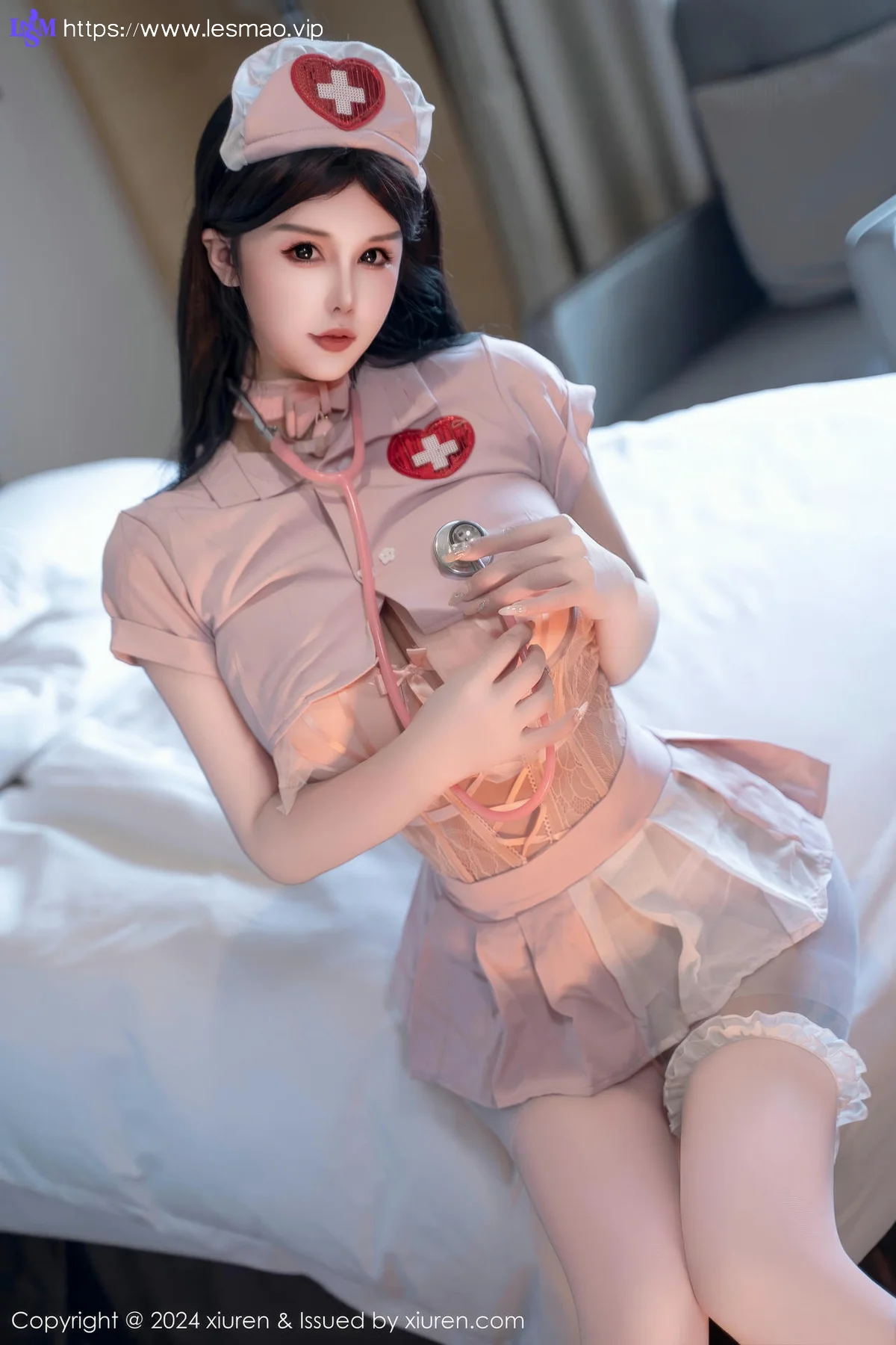 XiuRen 秀人 No.9244 陆萱萱 性感修女服饰 - 7