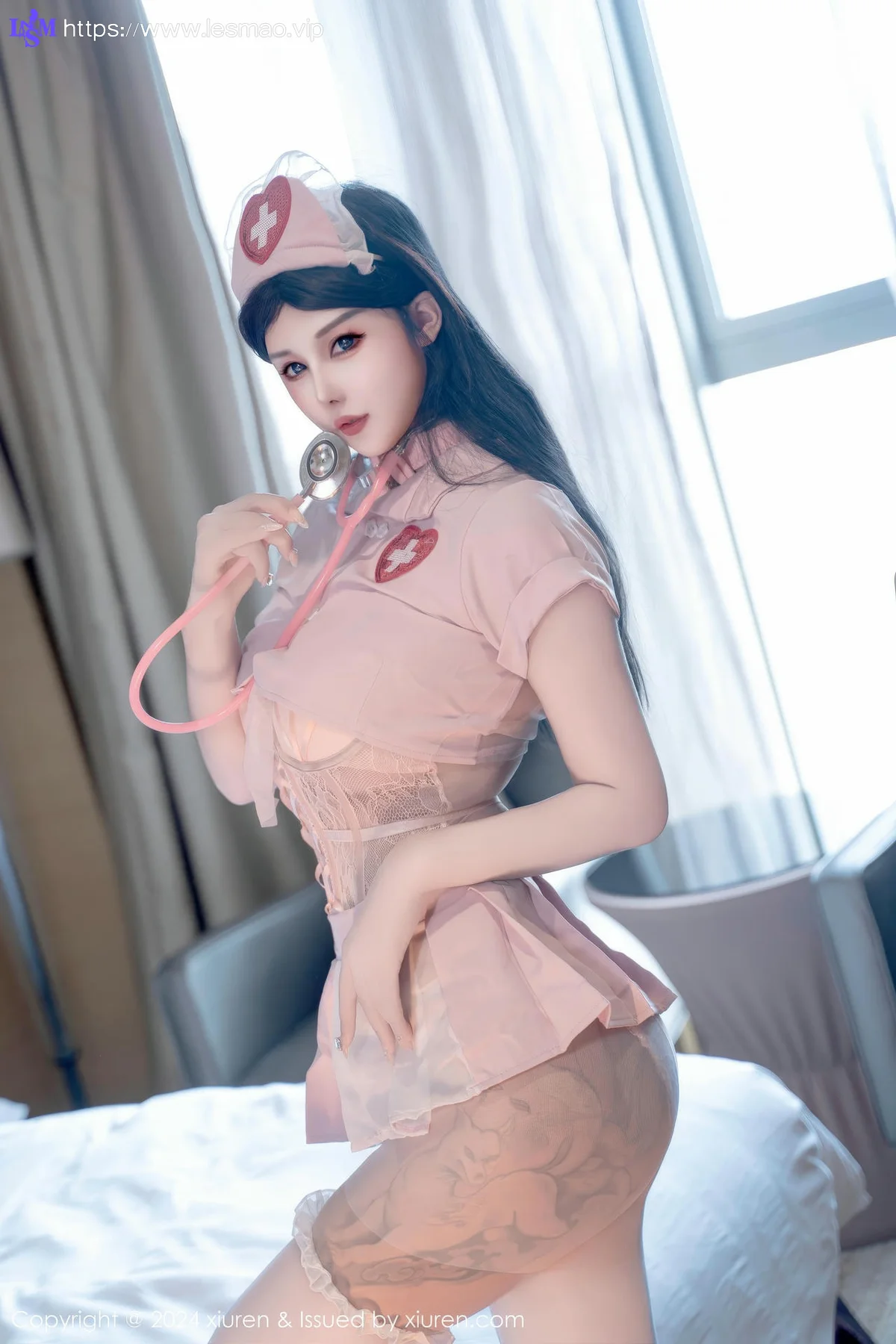 XiuRen 秀人 No.9244 陆萱萱 性感修女服饰 - 2