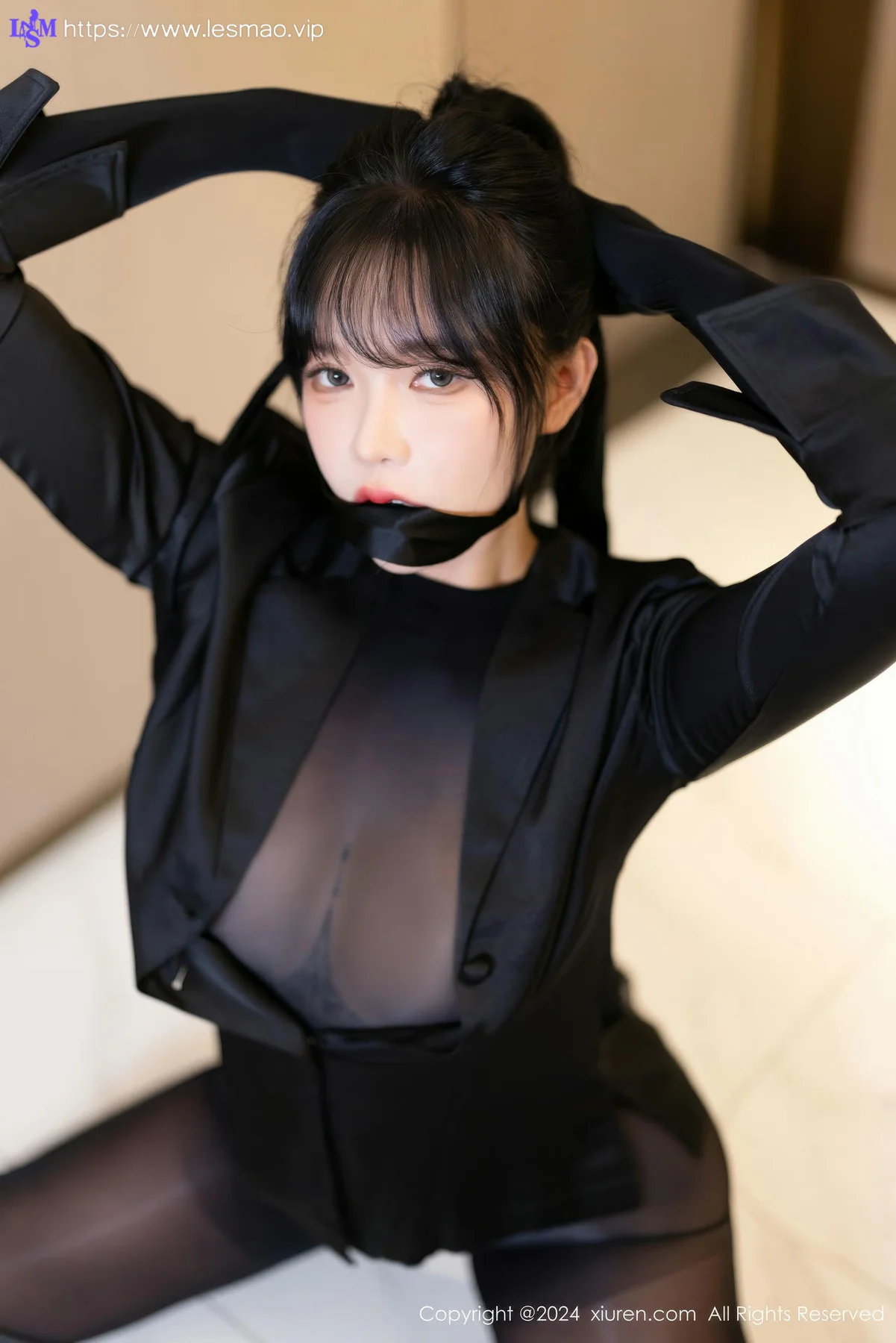 XiuRen 秀人 No.9275 娜比连体黑丝性感写真11 - 3