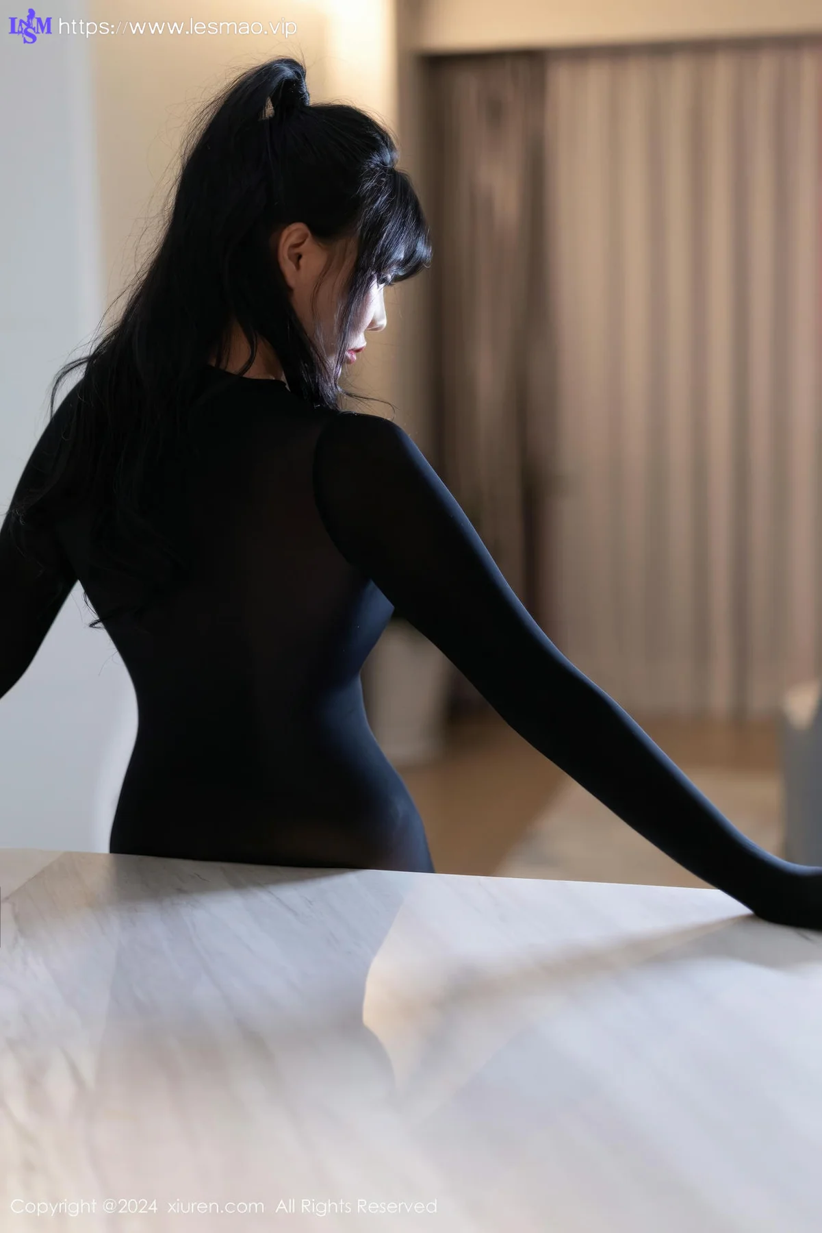XiuRen 秀人 No.9275 娜比连体黑丝性感写真11 - 5
