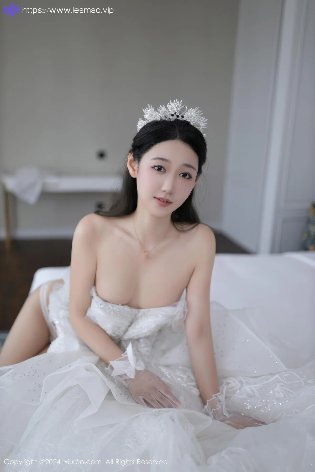 XiuRen 秀人 No.9283 唐安琪 透视婚纱女神 - 8