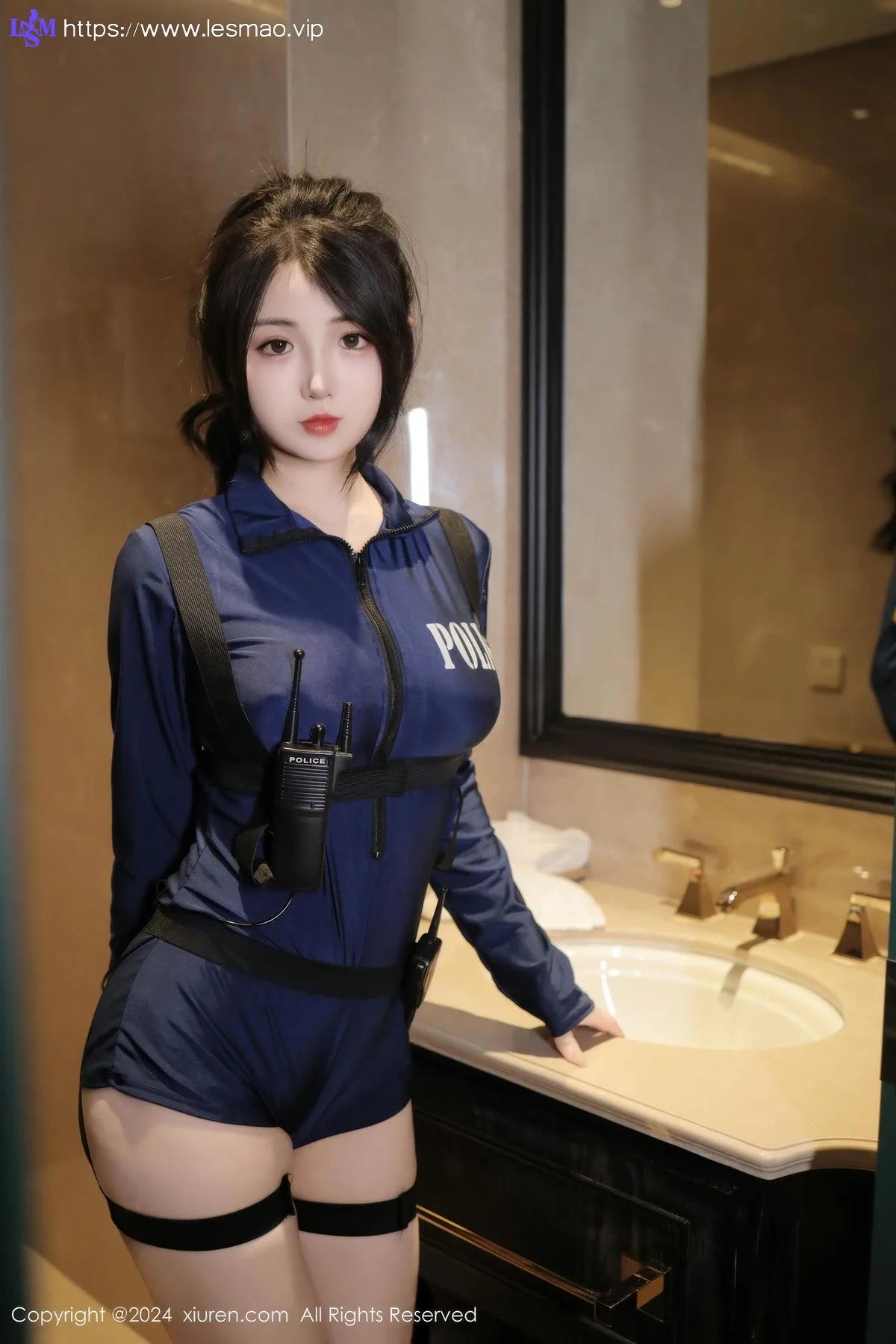 XiuRen 秀人 No.9326 陈小花 萝莉警花制服 - 5