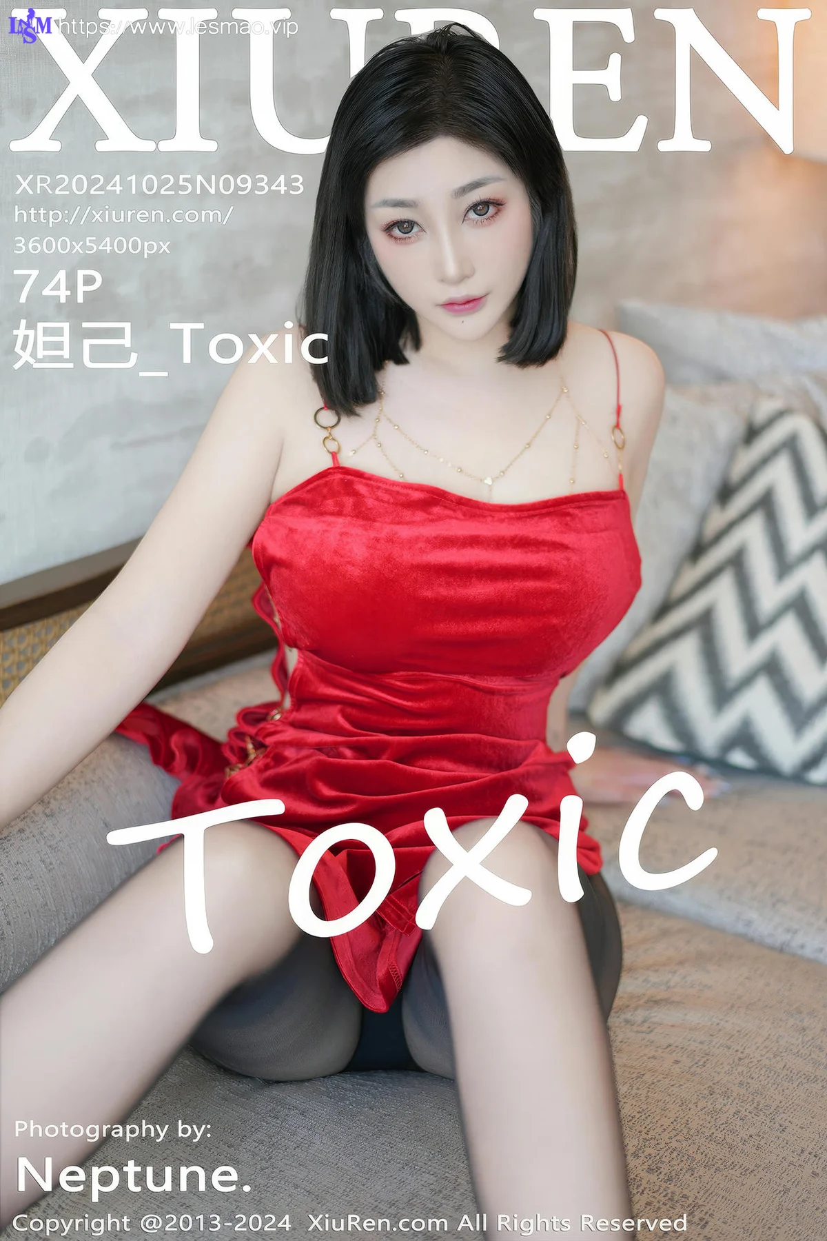 XiuRen 秀人 No.9343 妲己Toxic 情趣乳贴链条文胸 - 5