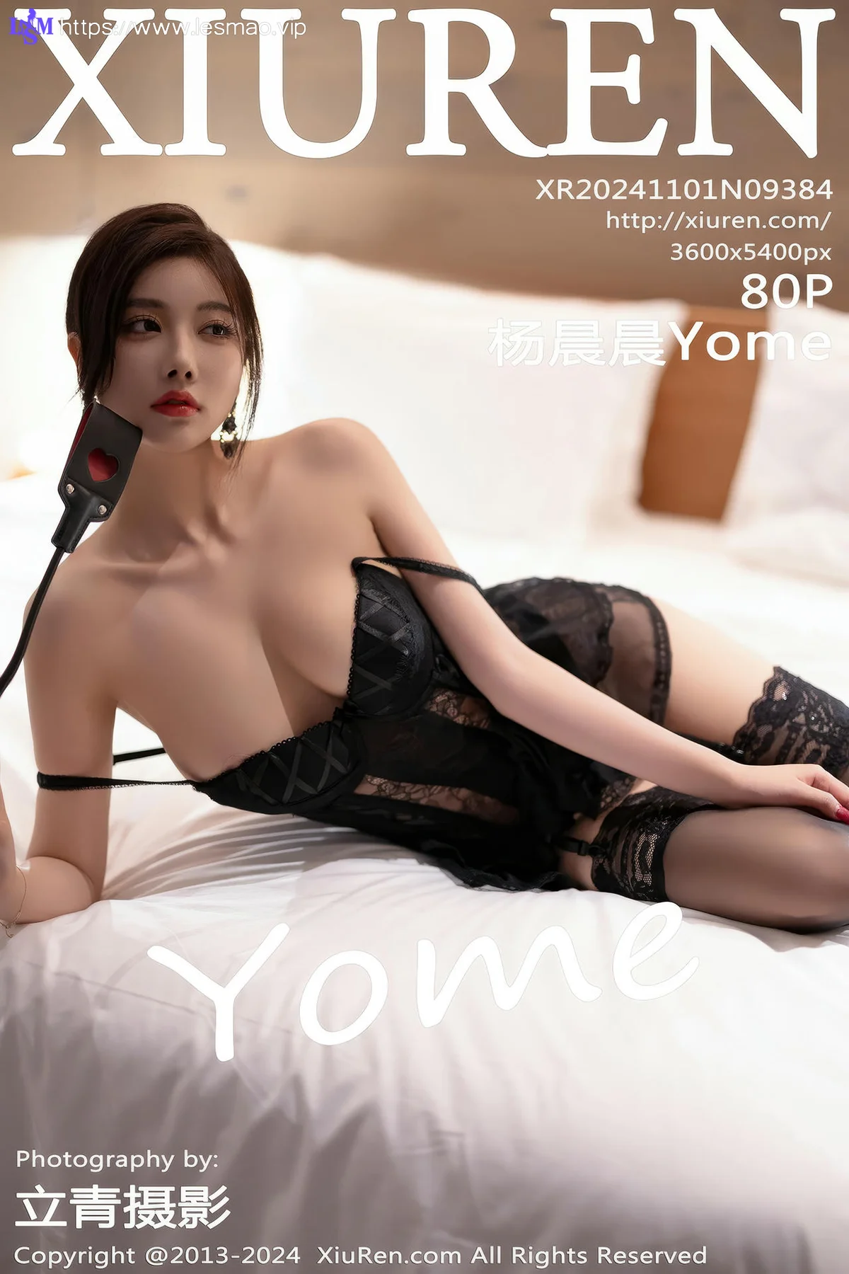 XiuRen 秀人 No.9384 杨晨晨Yome 蕾丝兔女郎 - 1