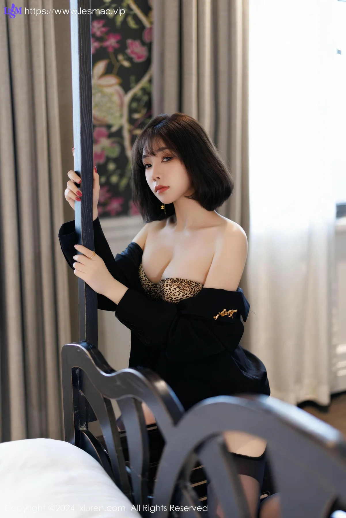 XiuRen 秀人 No.9520 徐莉芝Booty 黑丝高跟美腿 - 1