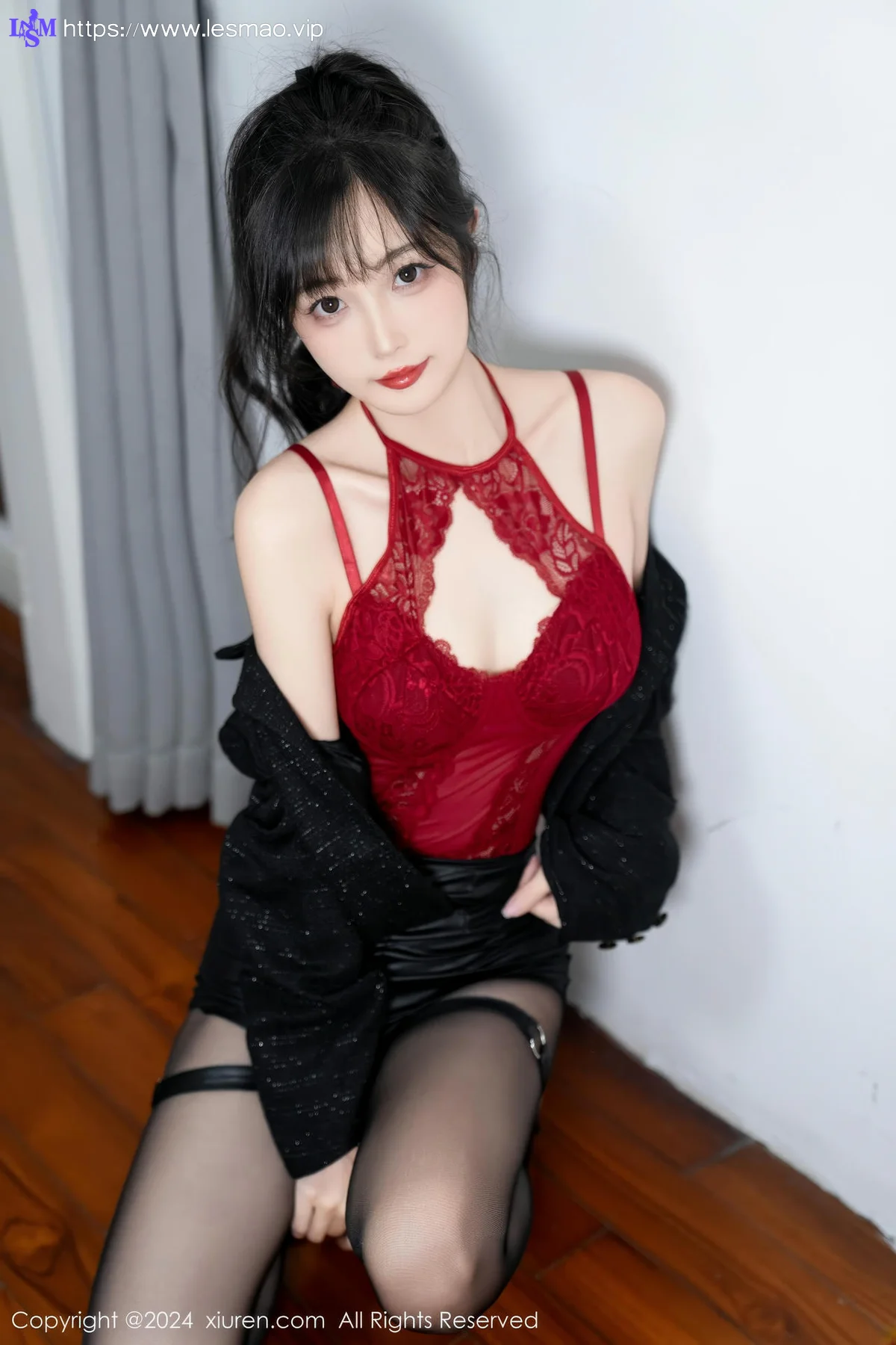 XiuRen 秀人 No.9561 林星阑 黑丝美乳美腿 - 6