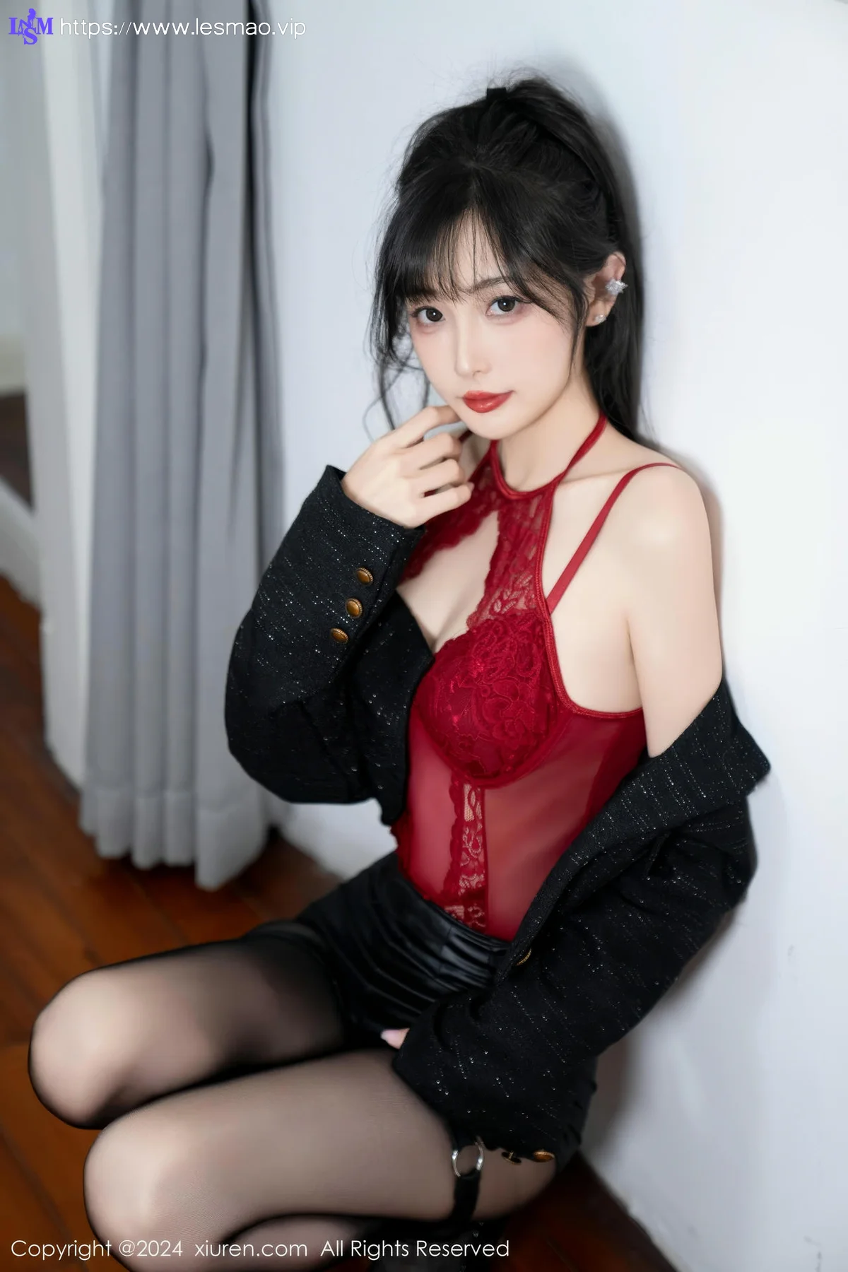 XiuRen 秀人 No.9561 林星阑 黑丝美乳美腿 - 7