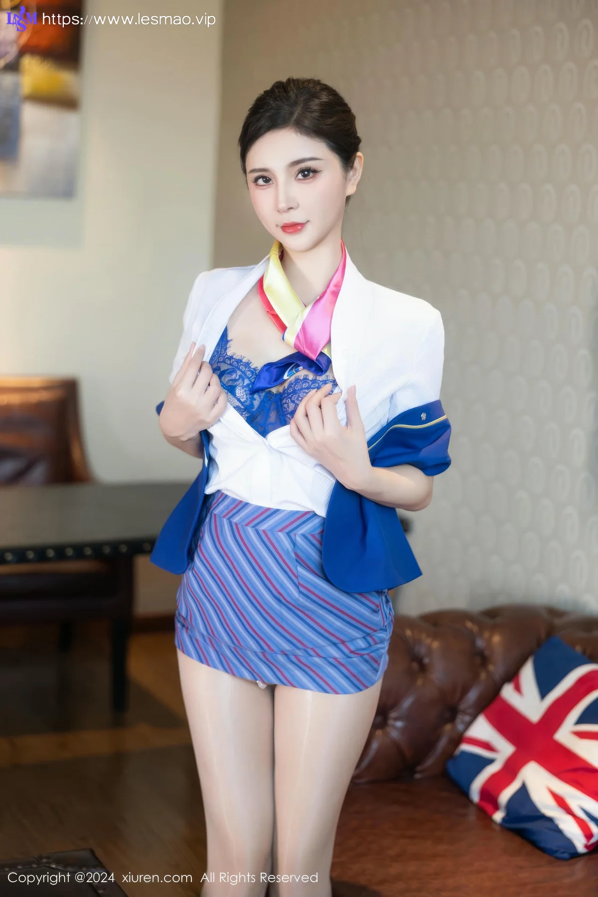 XiuRen 秀人 No.9612 小蛮妖Yummy 空姐制服写真 - 2