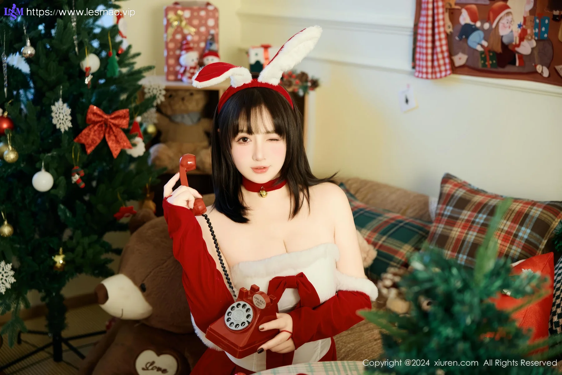 XiuRen 秀人 No.9656 养乐多Doll 少女节日写真爆乳 - 4