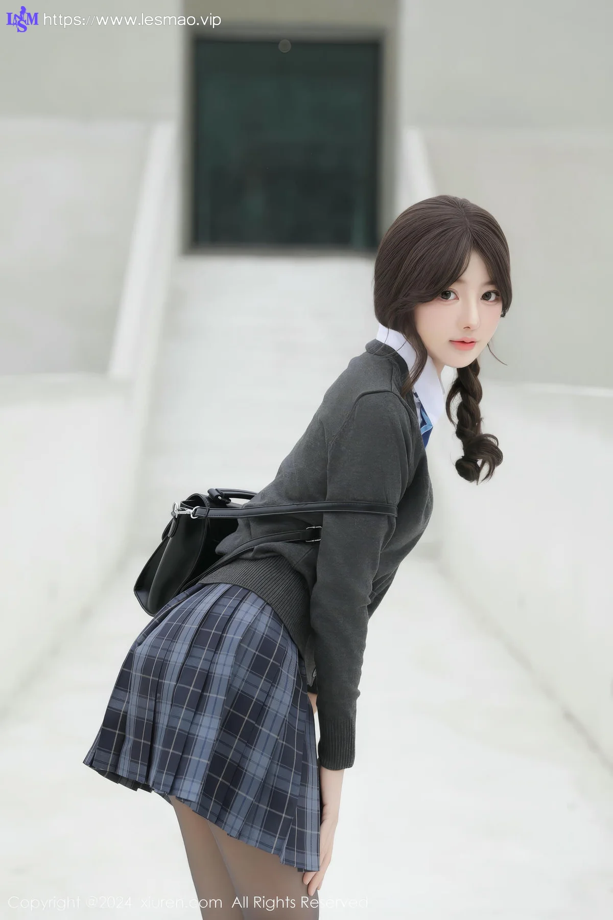 XiuRen 秀人 No.9693 桃妖天 清纯学妹jk制服 - 8