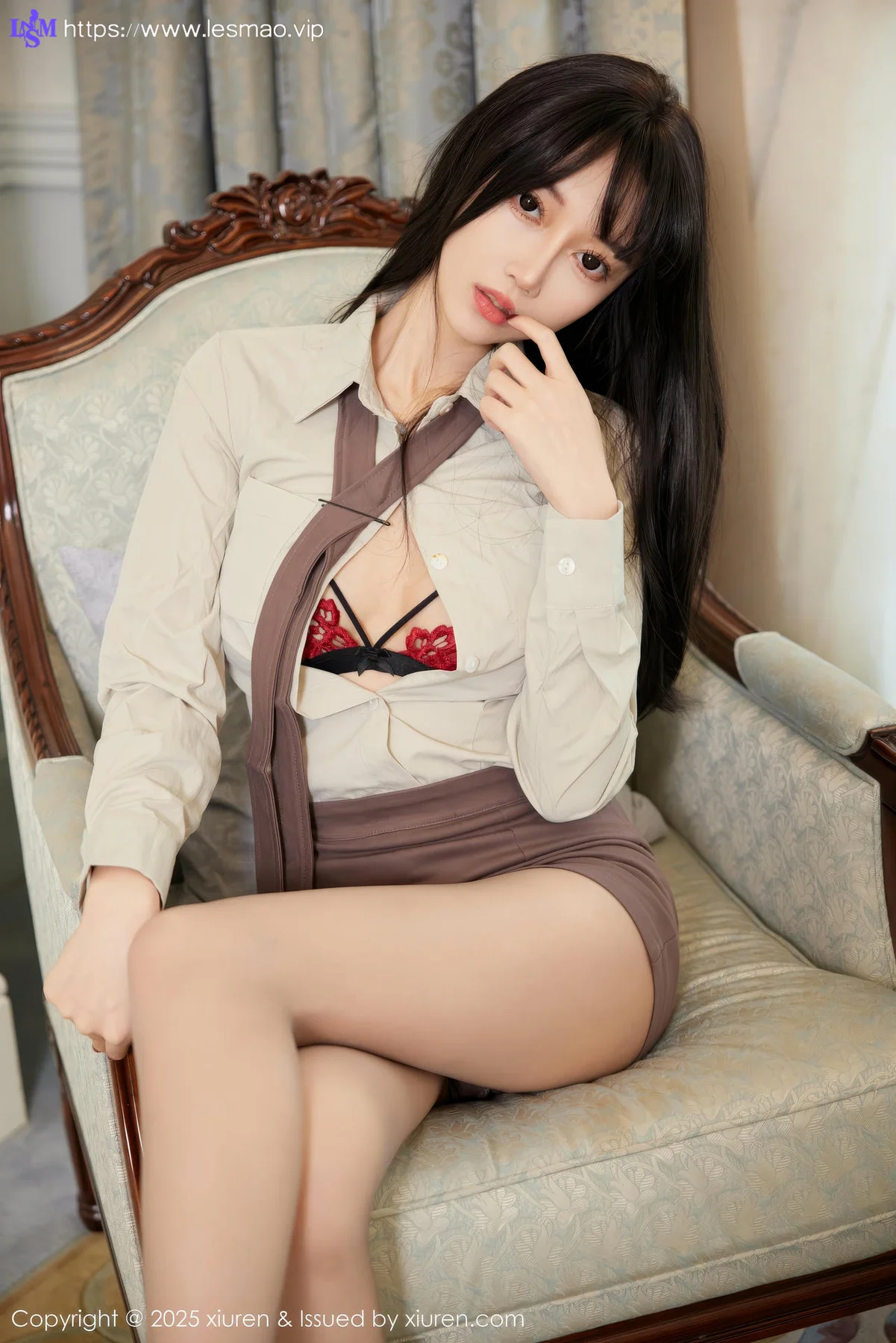 XiuRen 秀人 No.9702 玥儿玥er 短裙ol制服 - 10